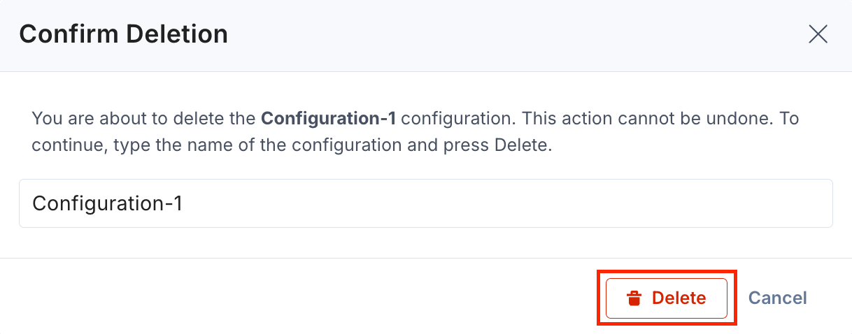 SAP-Commerce-Cloud-Delete-Configuration-Modal