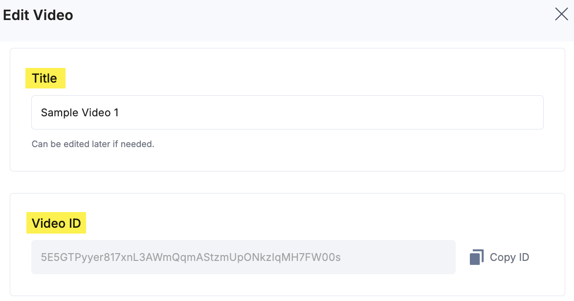 Mux-Custom-Field-Edit-Video-Title-And-Video-ID