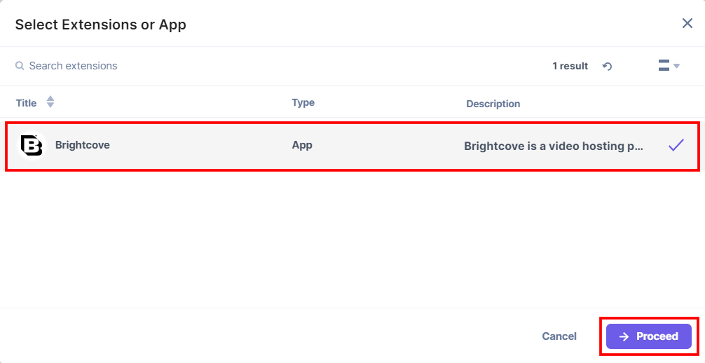 Brightcove-Custom-Field-Add-App