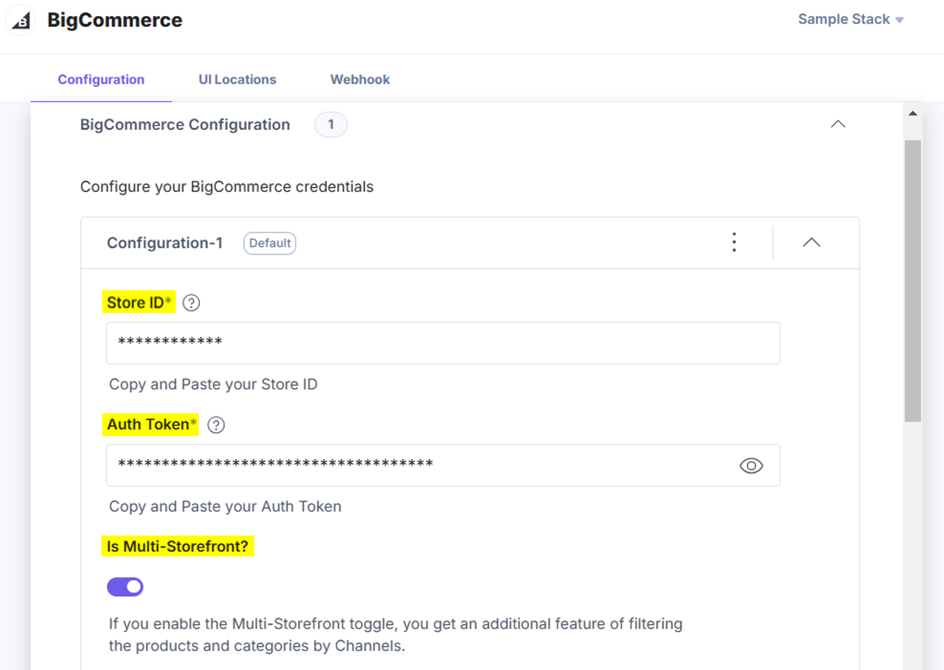 BigCommerce-Configuration-Credentials