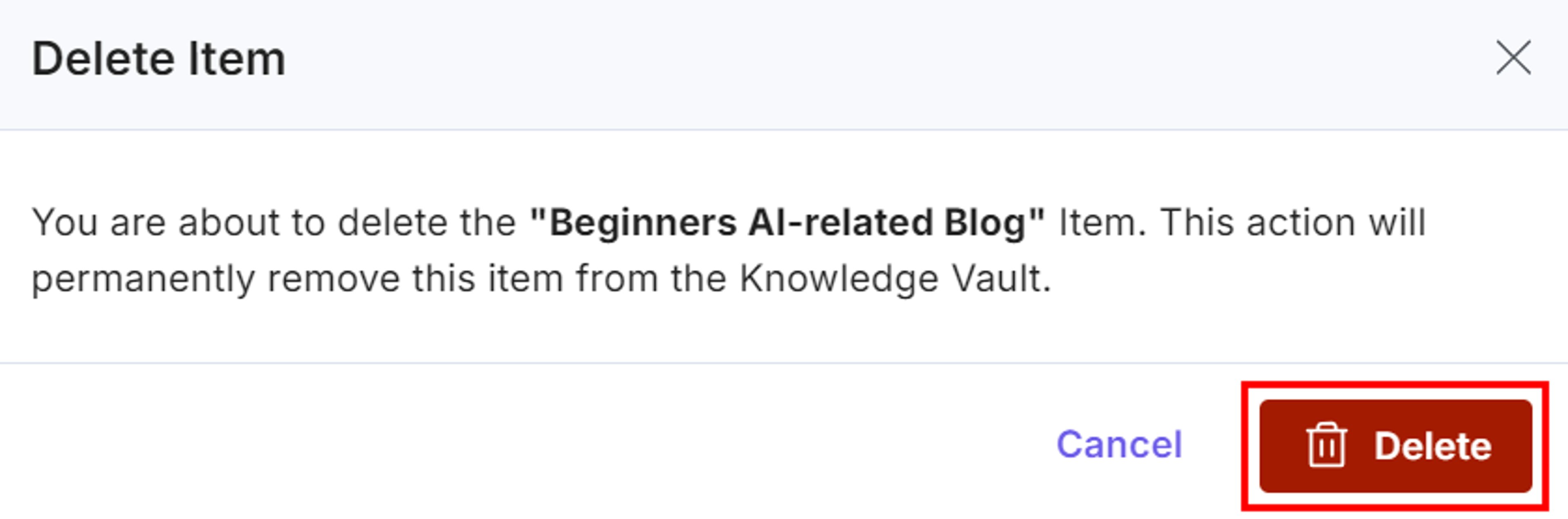 5-Knowledge-Vault-Delete-Item-Delete-Button