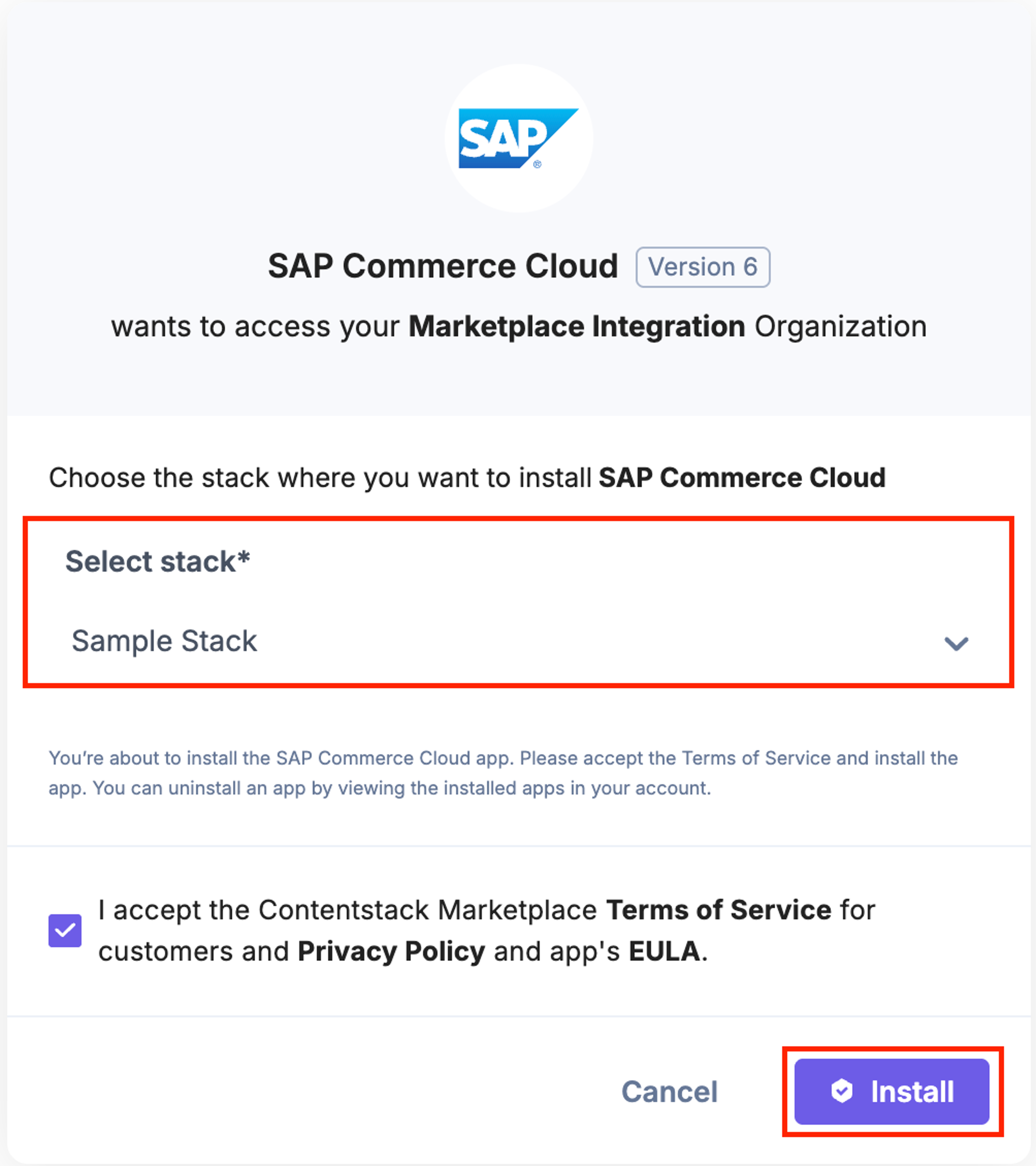 SAP-Commerce-Cloud-App-Install