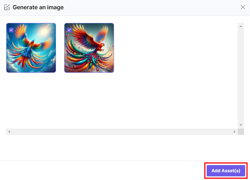 AI-Assistant-Image-Generator-Prompt-Generate-More-Add-Assets