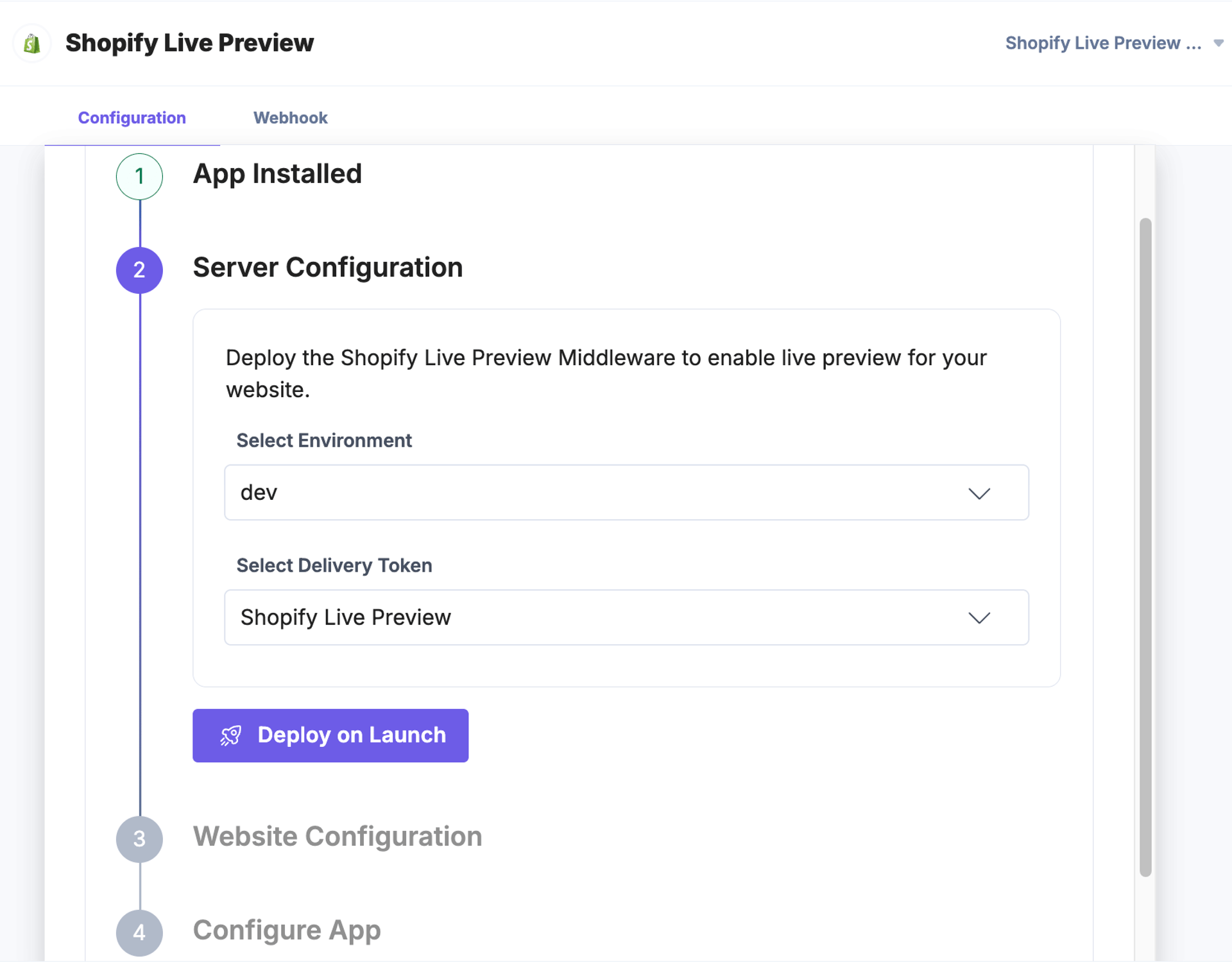 Set Up Shopify Live Preview | Contentstack