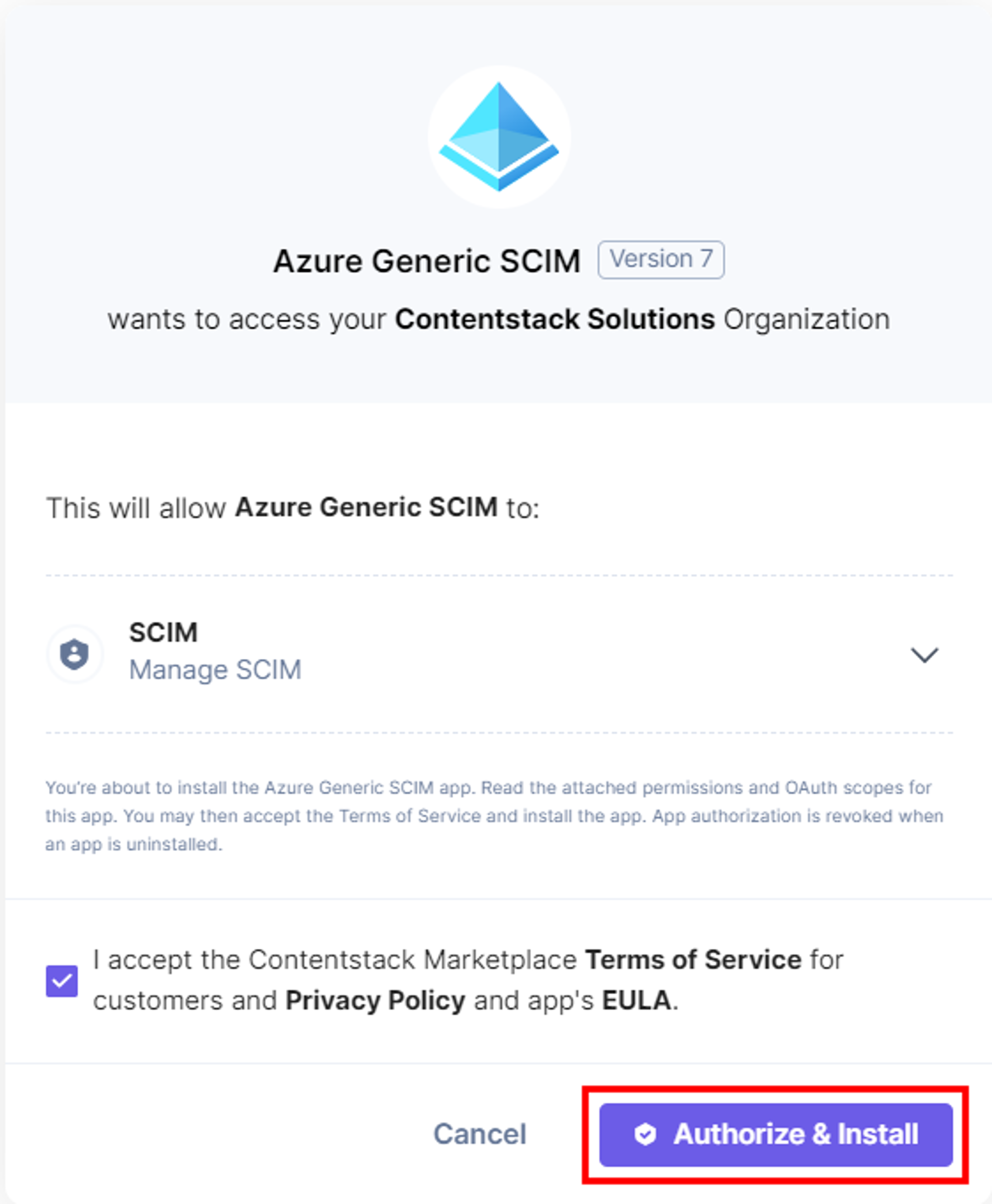 Azure-Generic-SCIM-Install-App