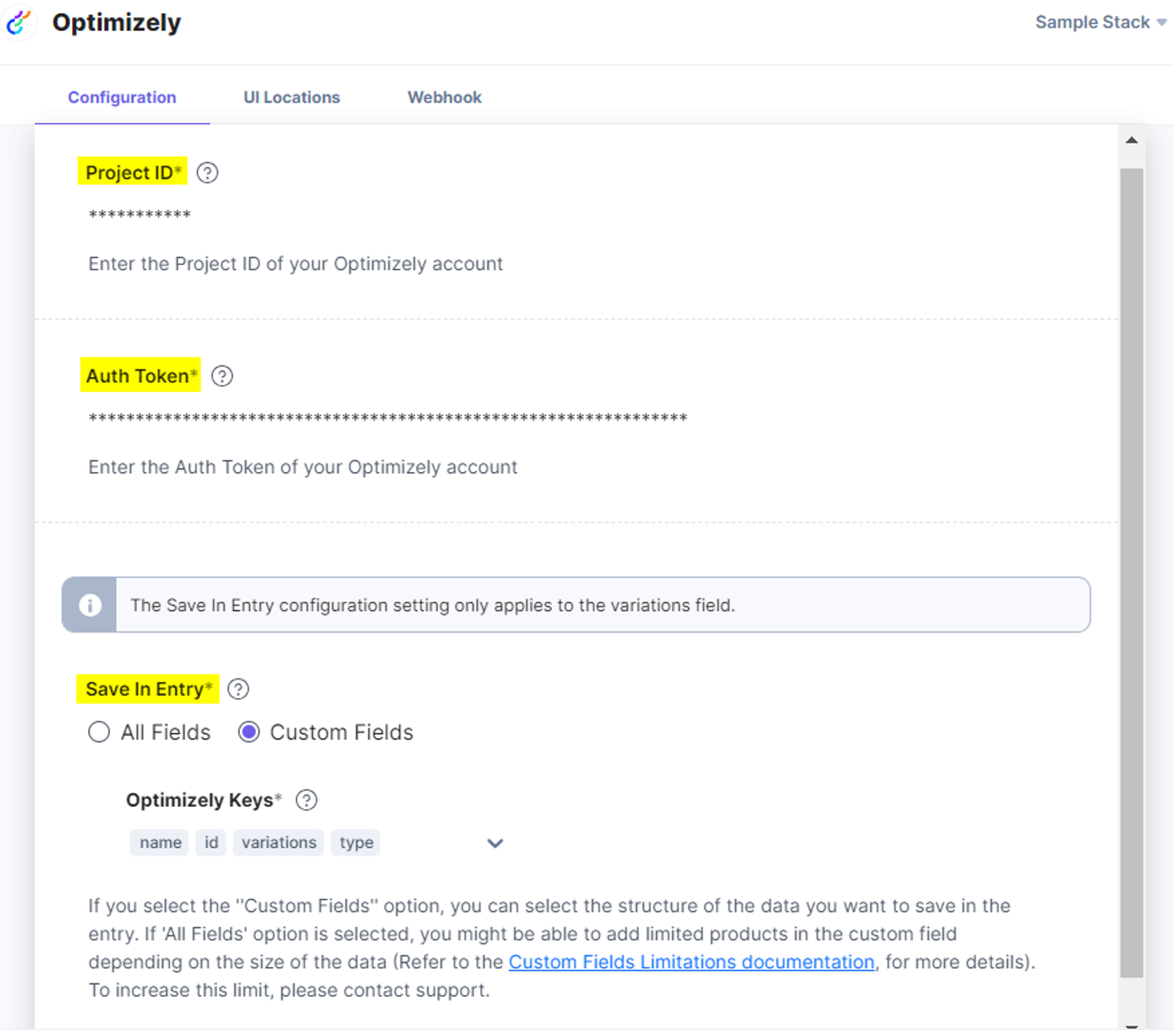 Optimizely-Configuration