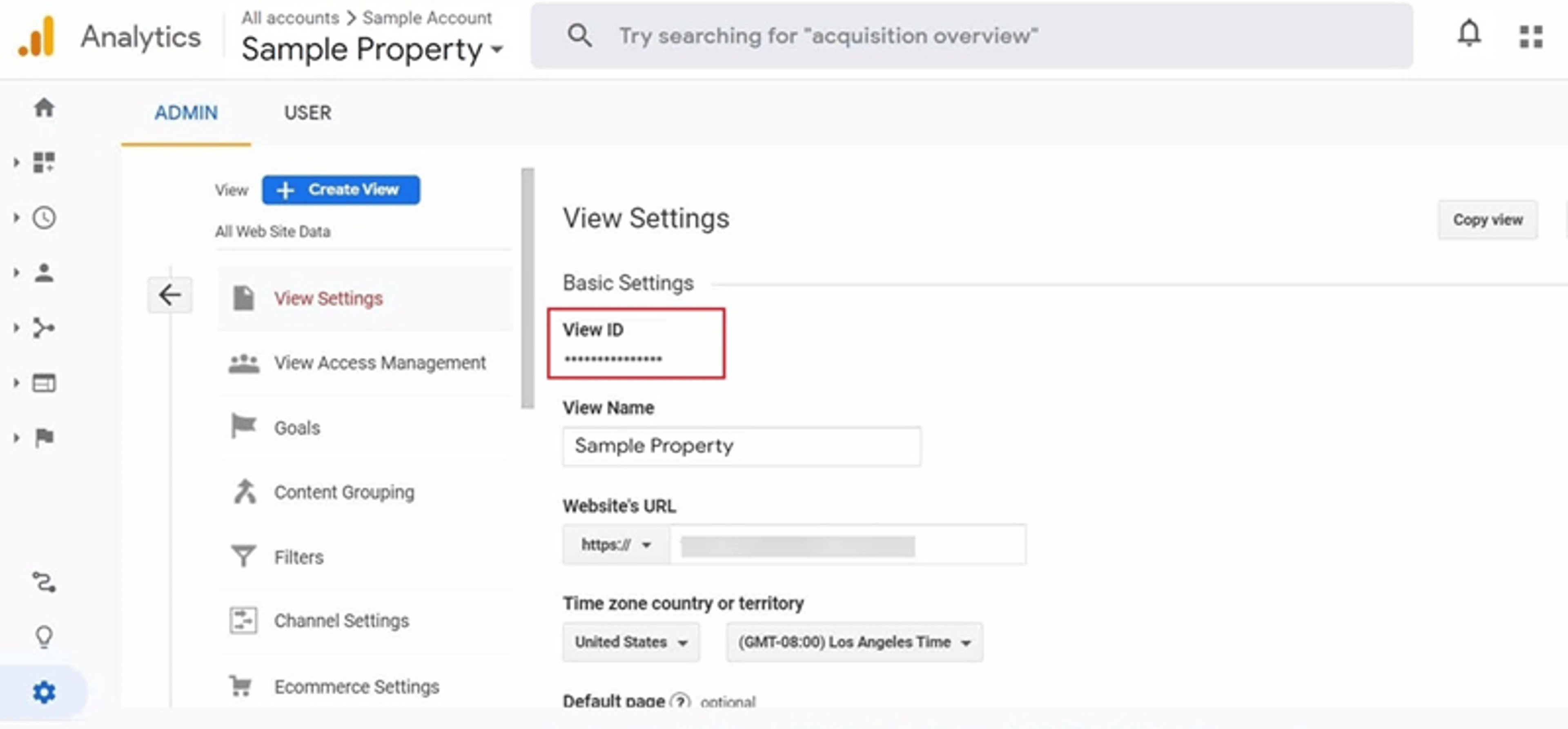 Google-Analytics-Universal-Analytics-View-ID