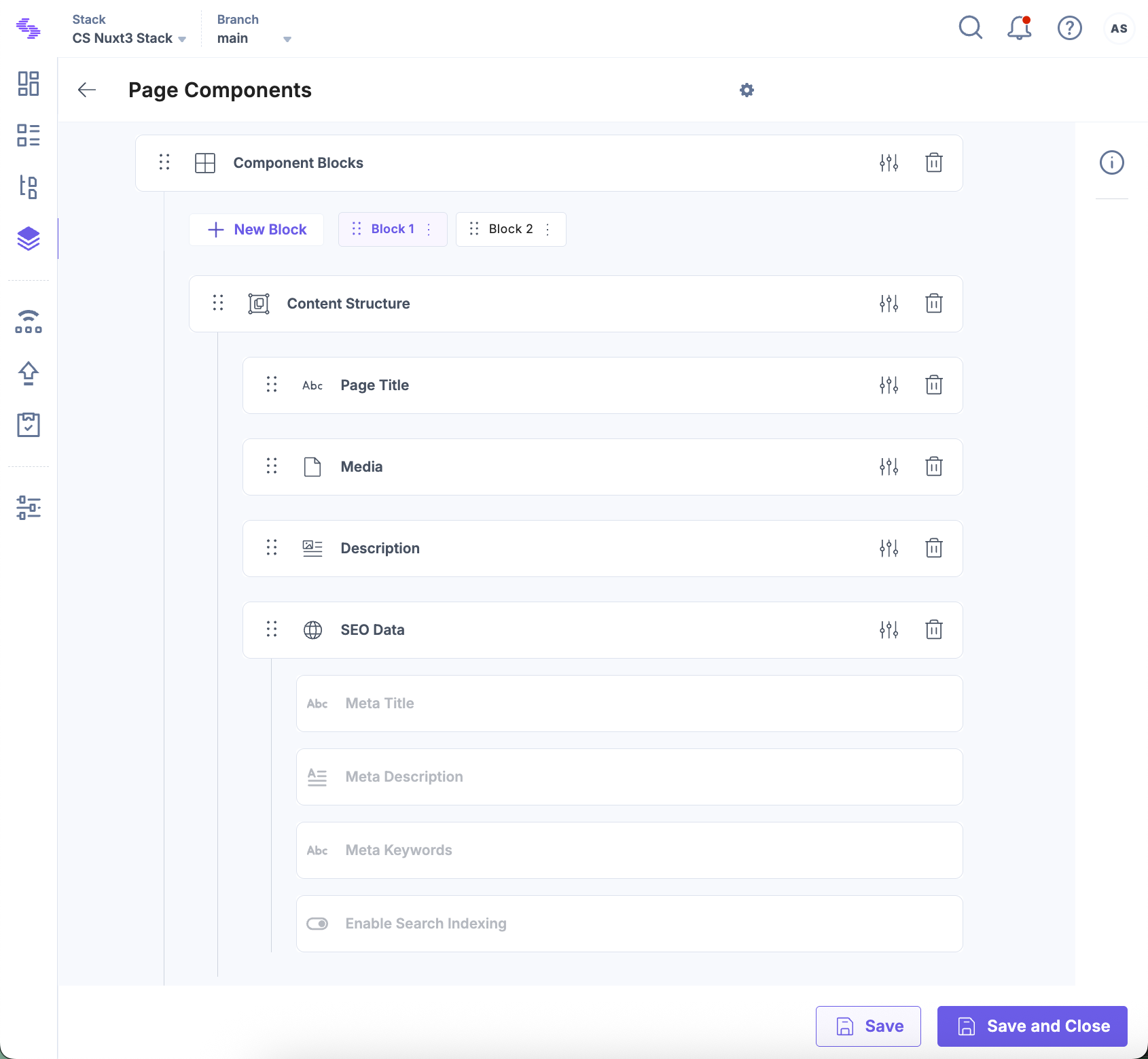 Nested Global field used in Page Components