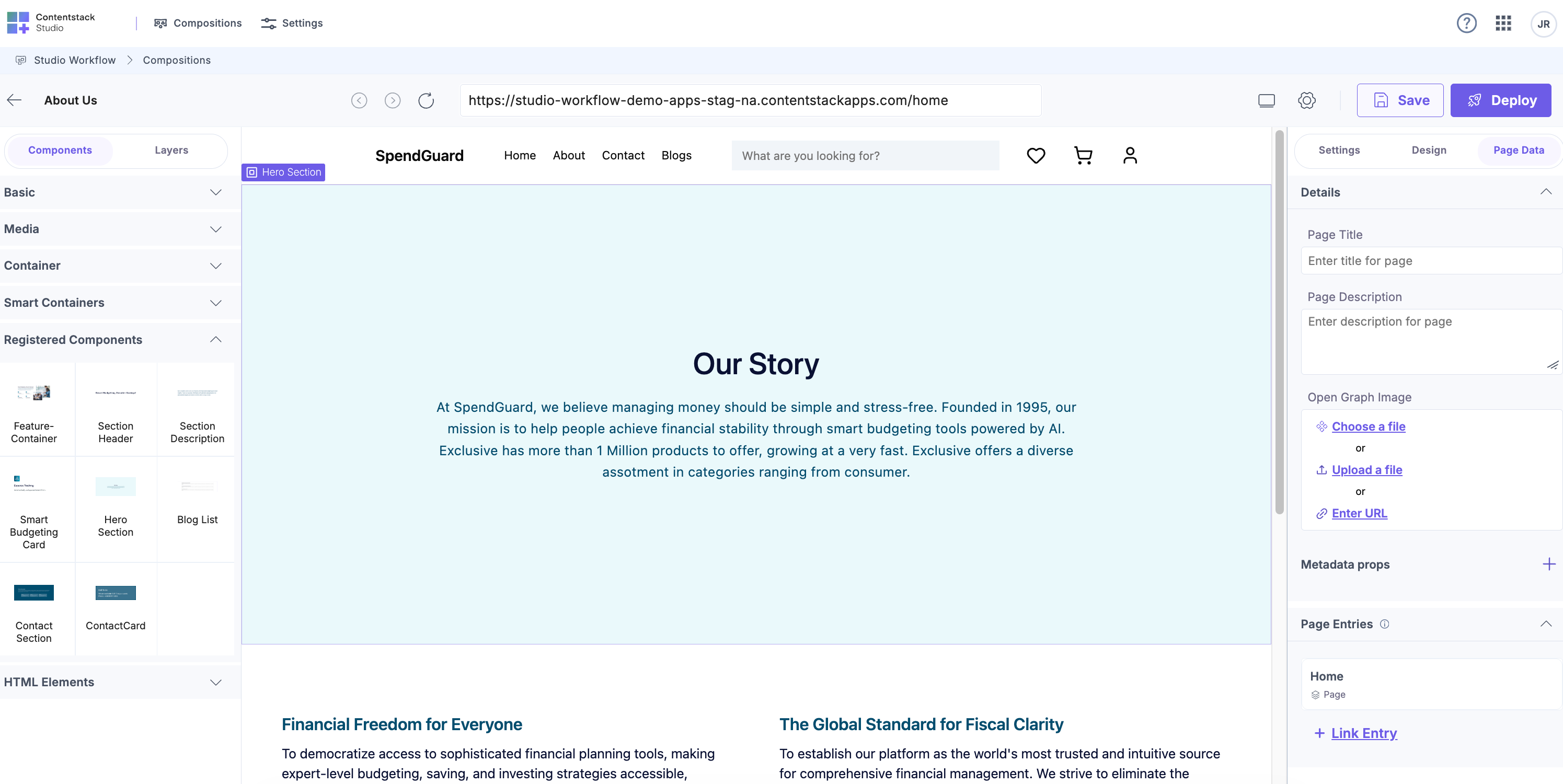 Building the Page Section.png