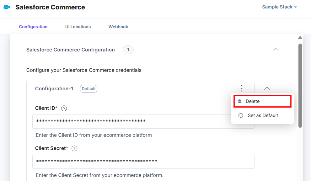 Salesforce-Commerce-Delete-Configuration