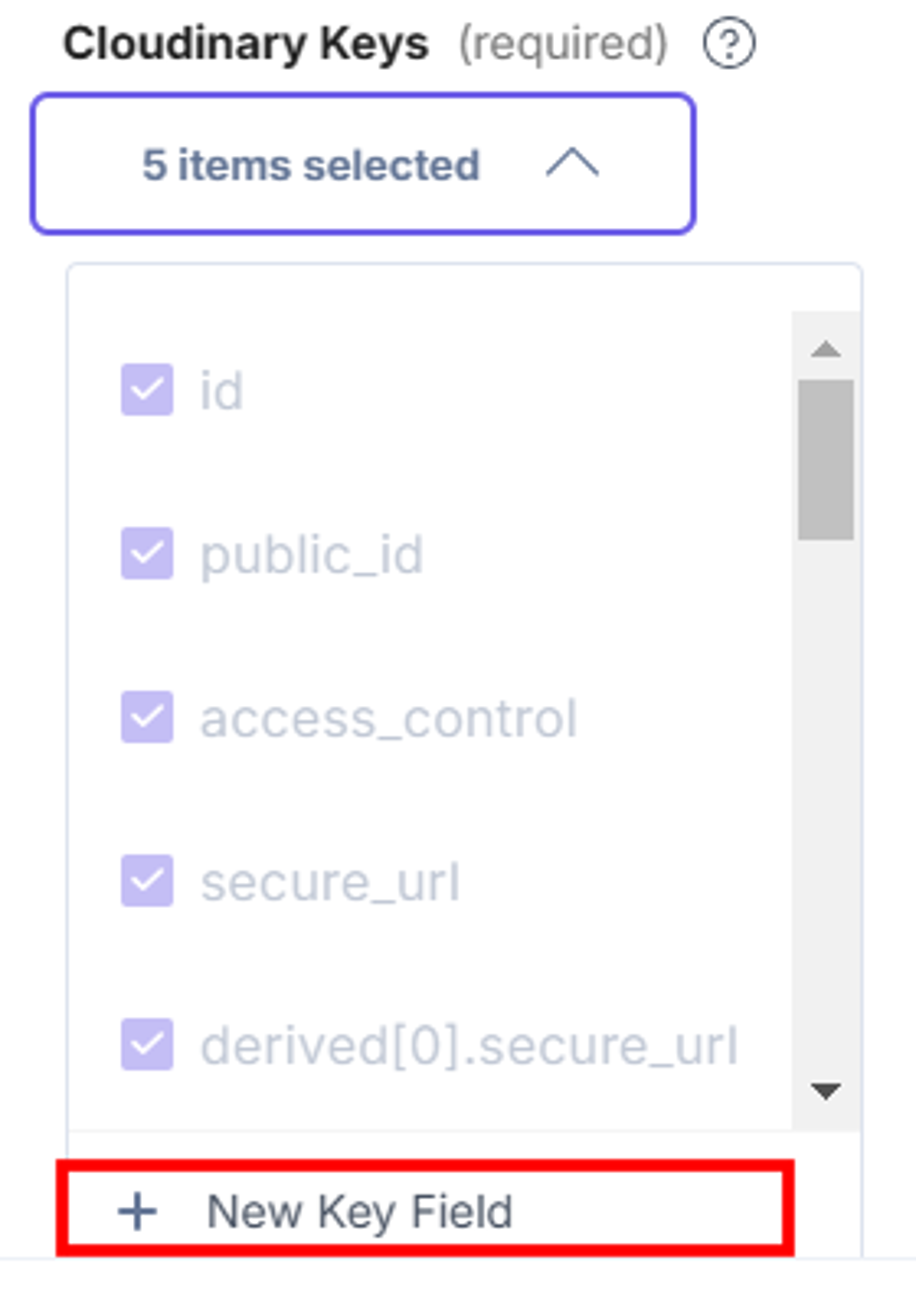 9-Cloudinary-Configuration-Add-New-Key-Field