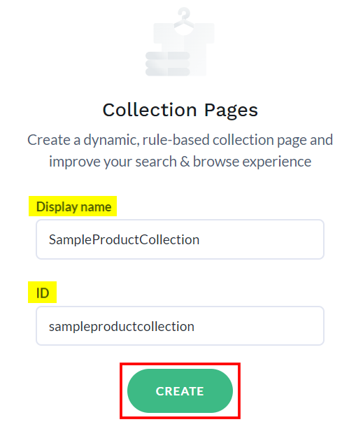 Consturctor-io-Account-Create-Sample-Collection