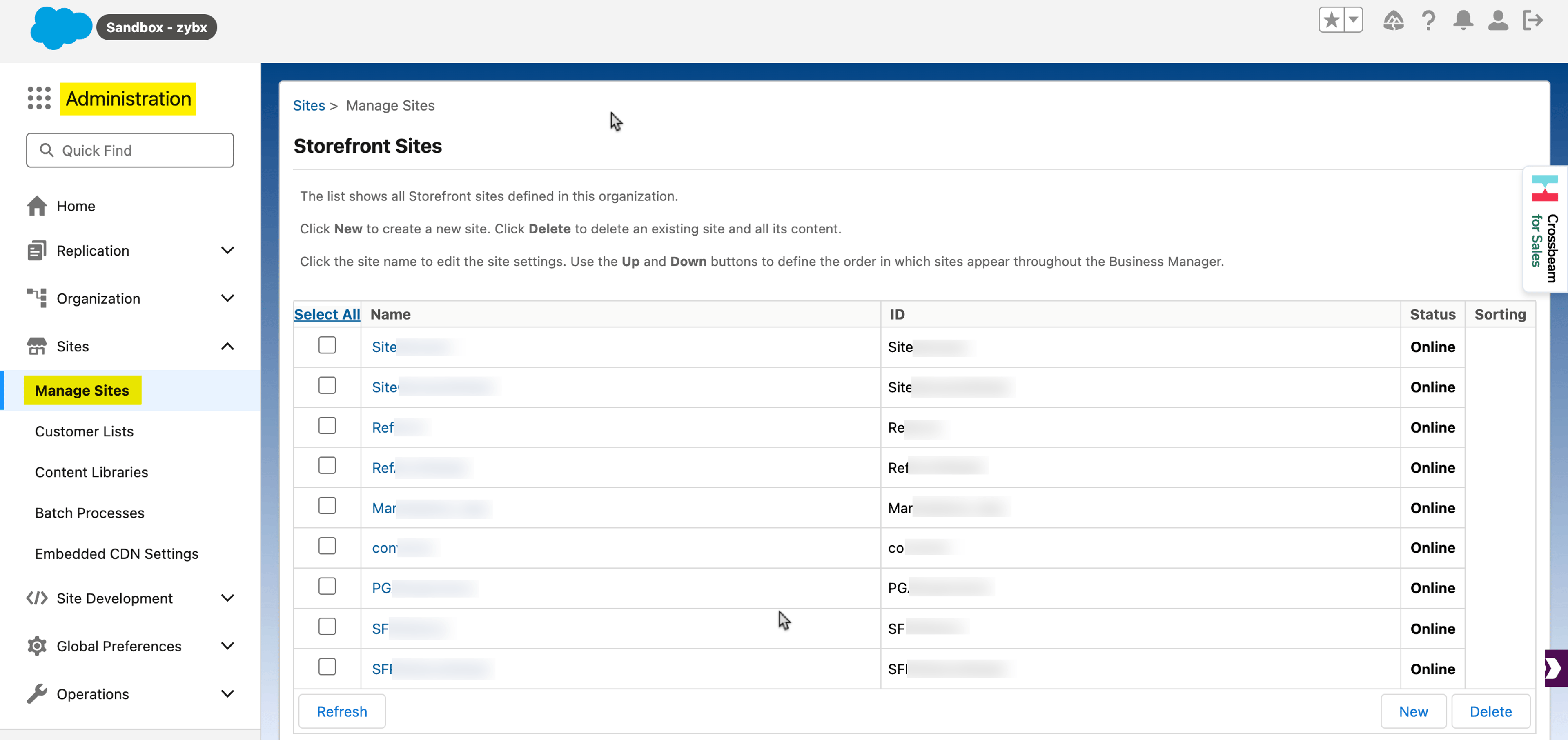 Salesforce-Commerce-Credentials-Site-ID