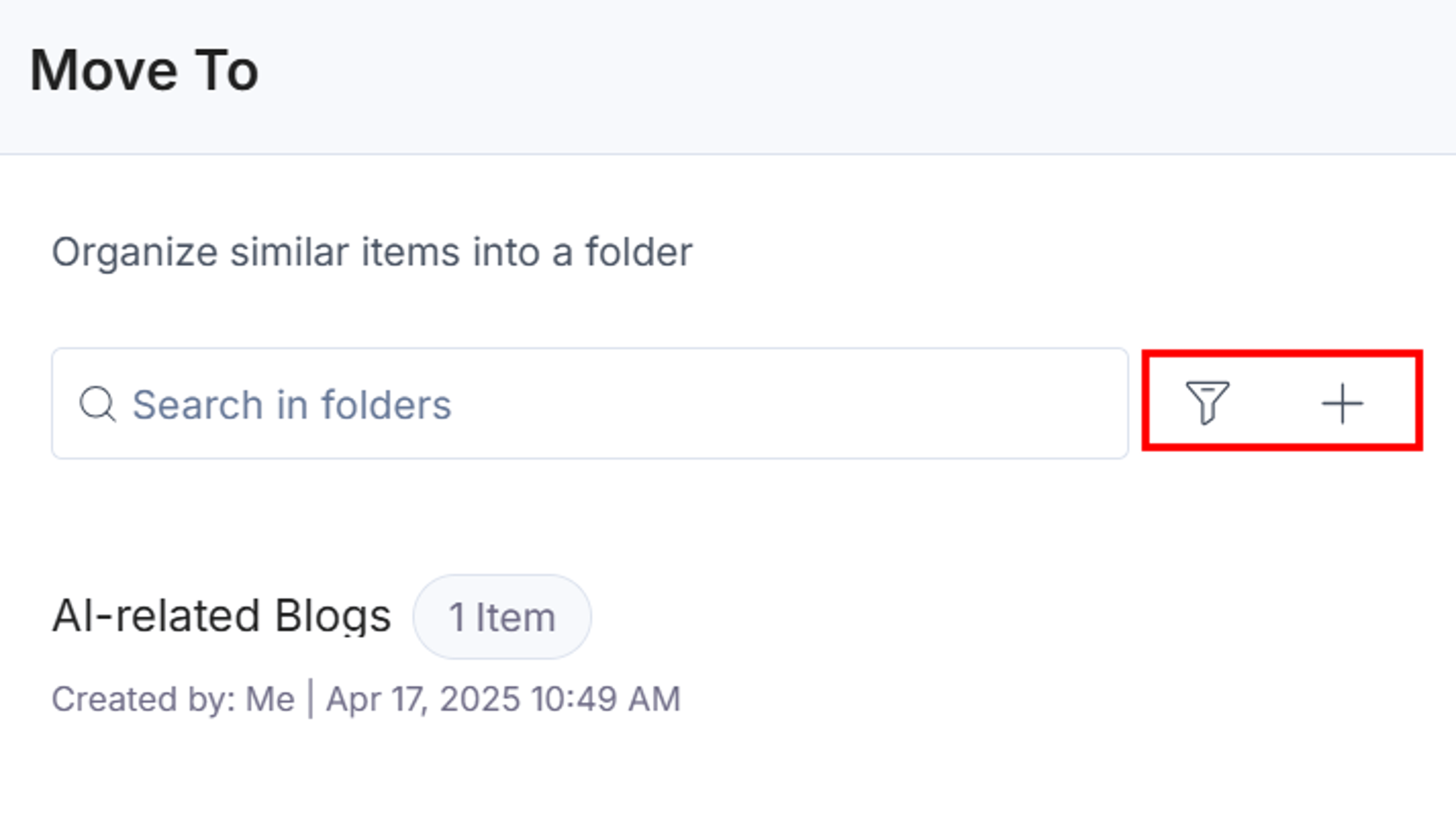 Knowledge-Vault-Items-Filter-And-Add-Folder