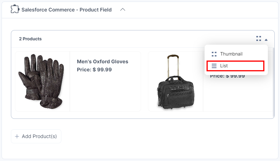 Salesforce-Commerce-Products-View-Options