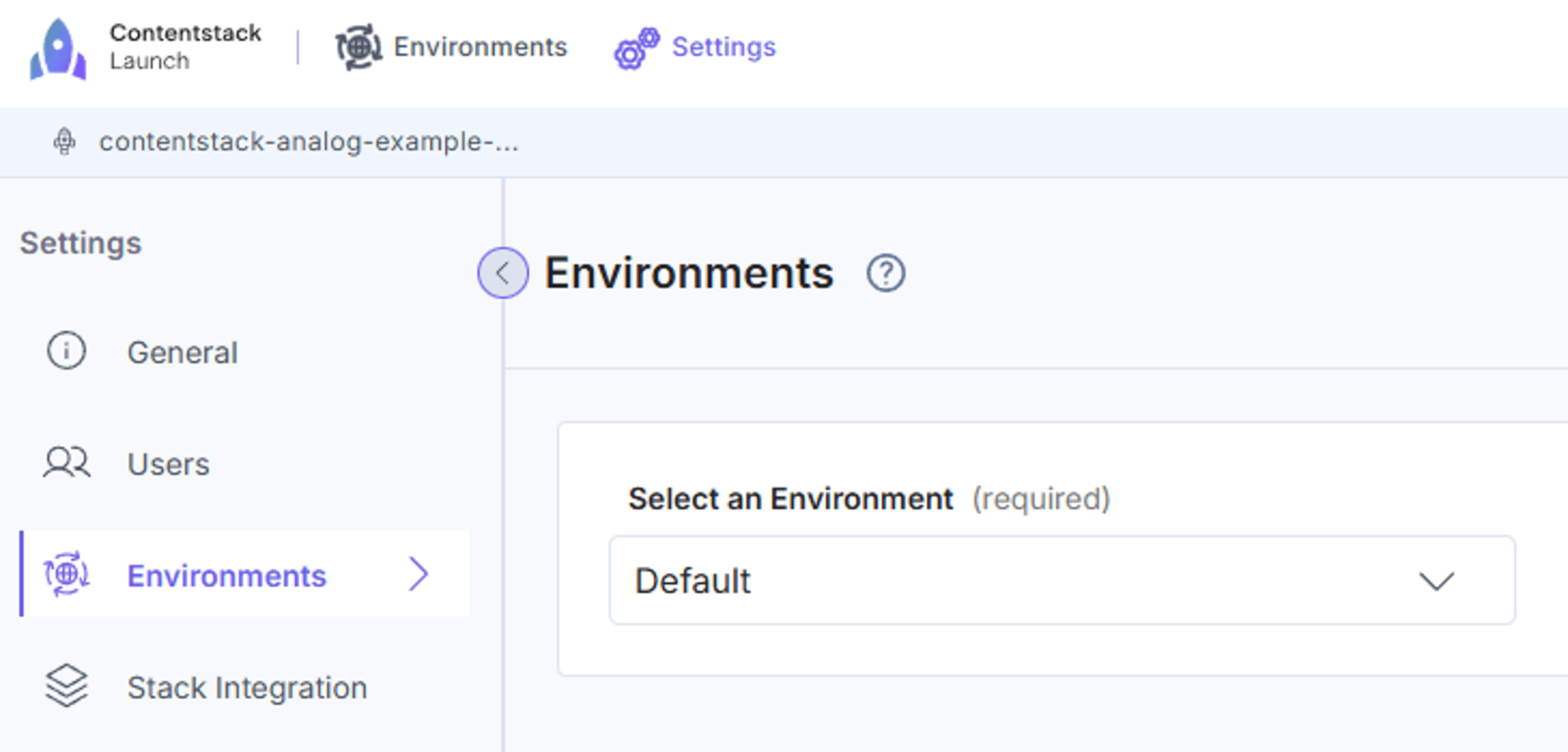 Launch_Analog_SettingsEnv_Page.png