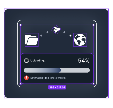 Grouped background layers in Figma