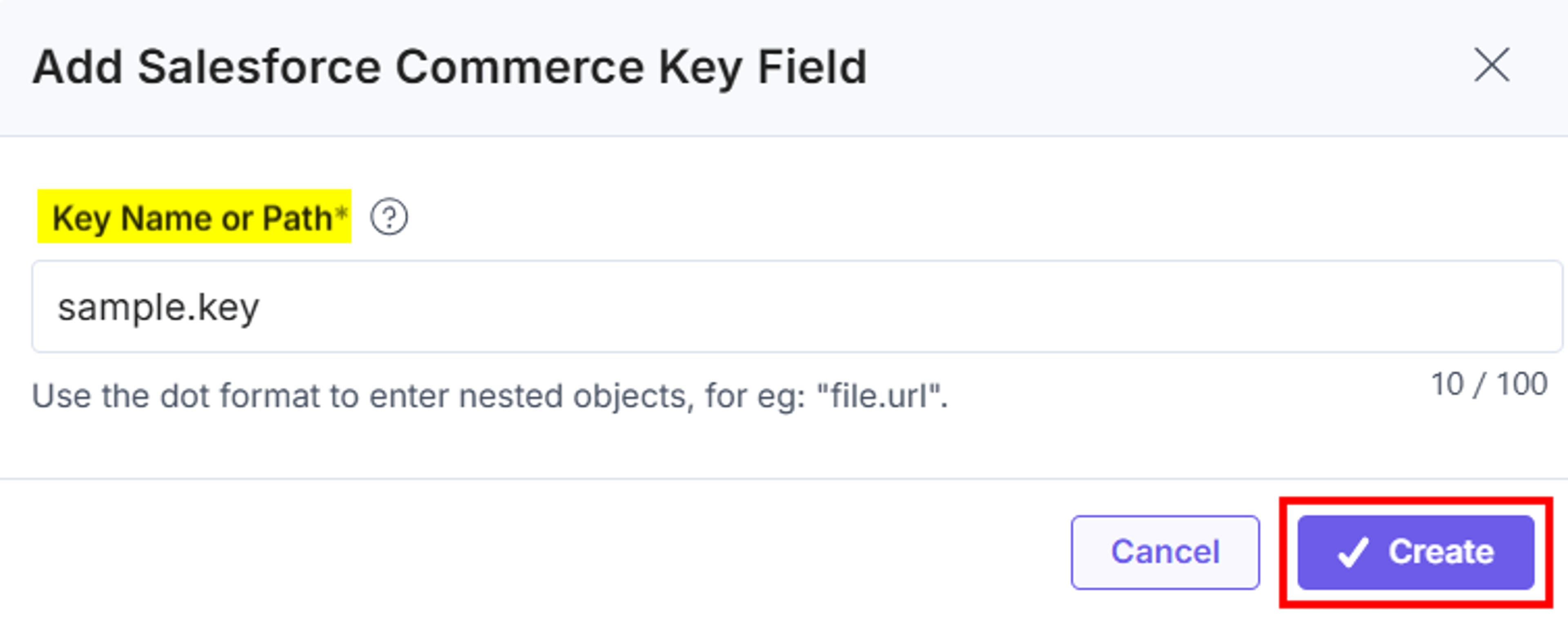 Salesforce-Commerce-Add-Key