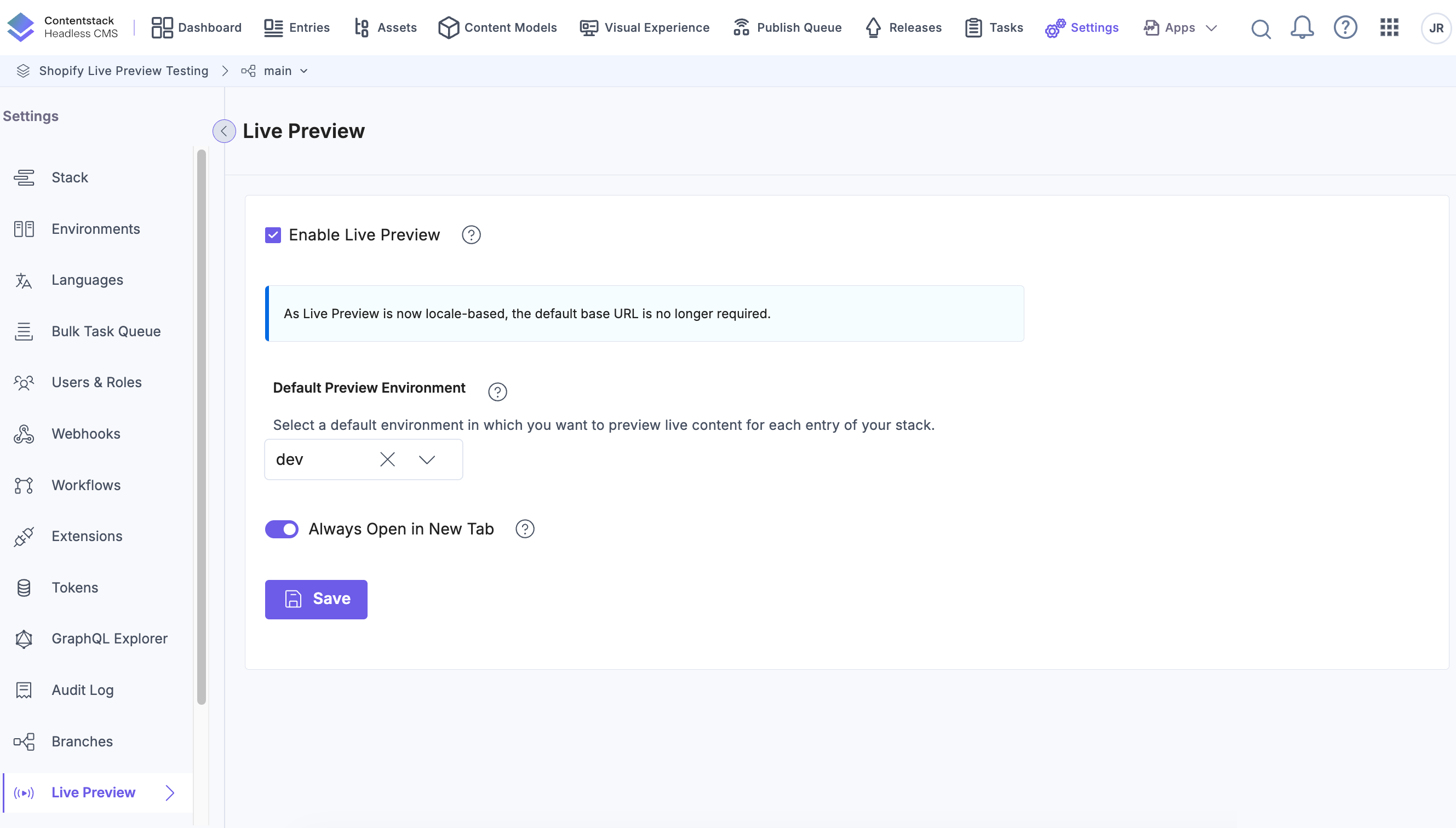 8. Enable Open in New Tab.png