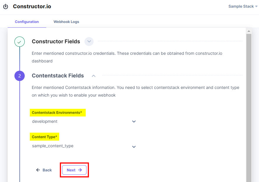 Consturctor-io-Config-Add-Contentstack-Fields