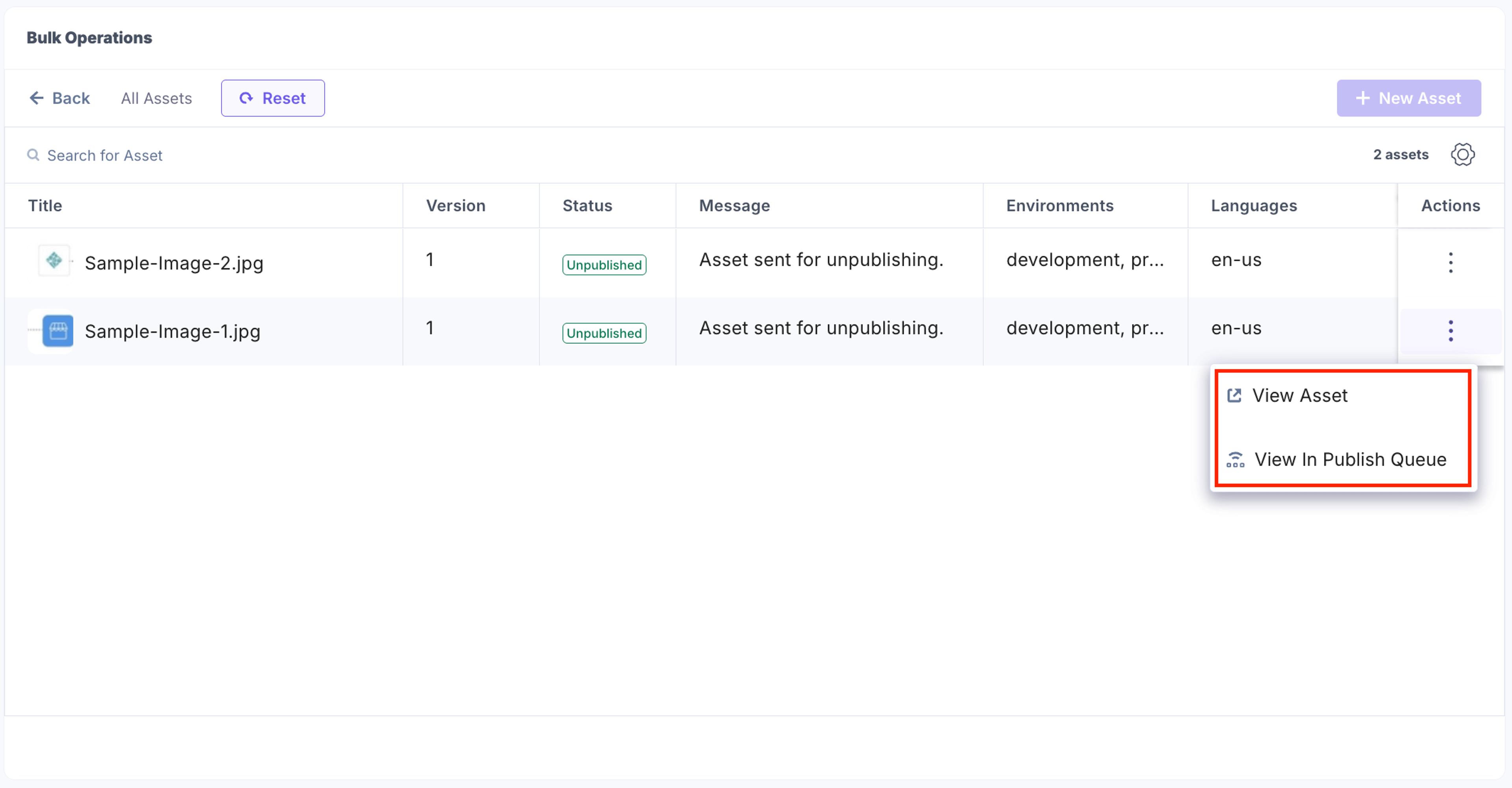 Bulk-Operations-Assets-Unpublished-View-Options