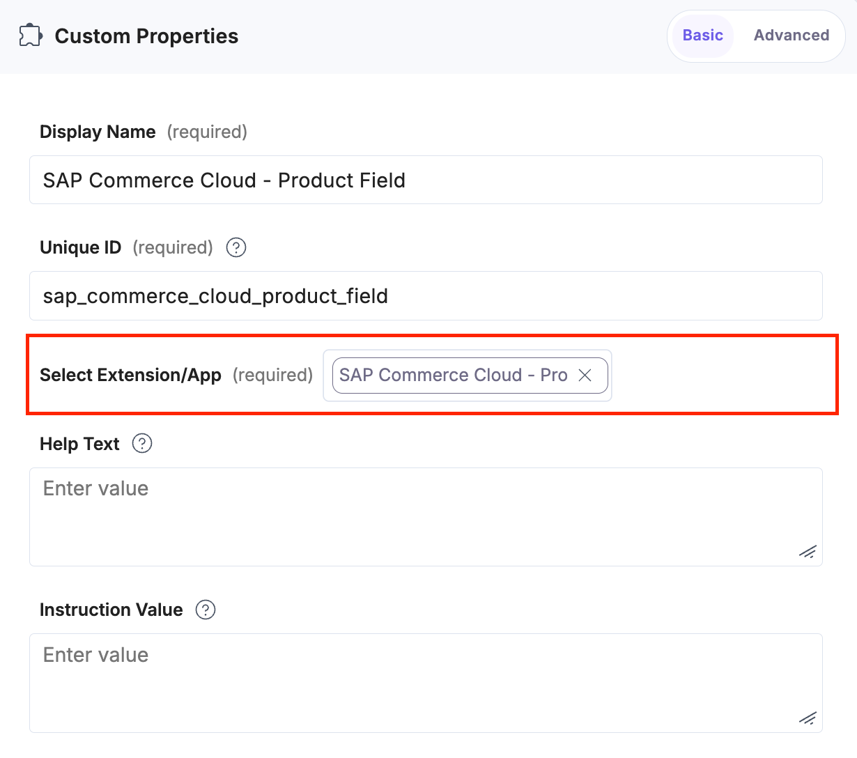 SAP-Commerce-Cloud-Added-Product-In-Custom-Field