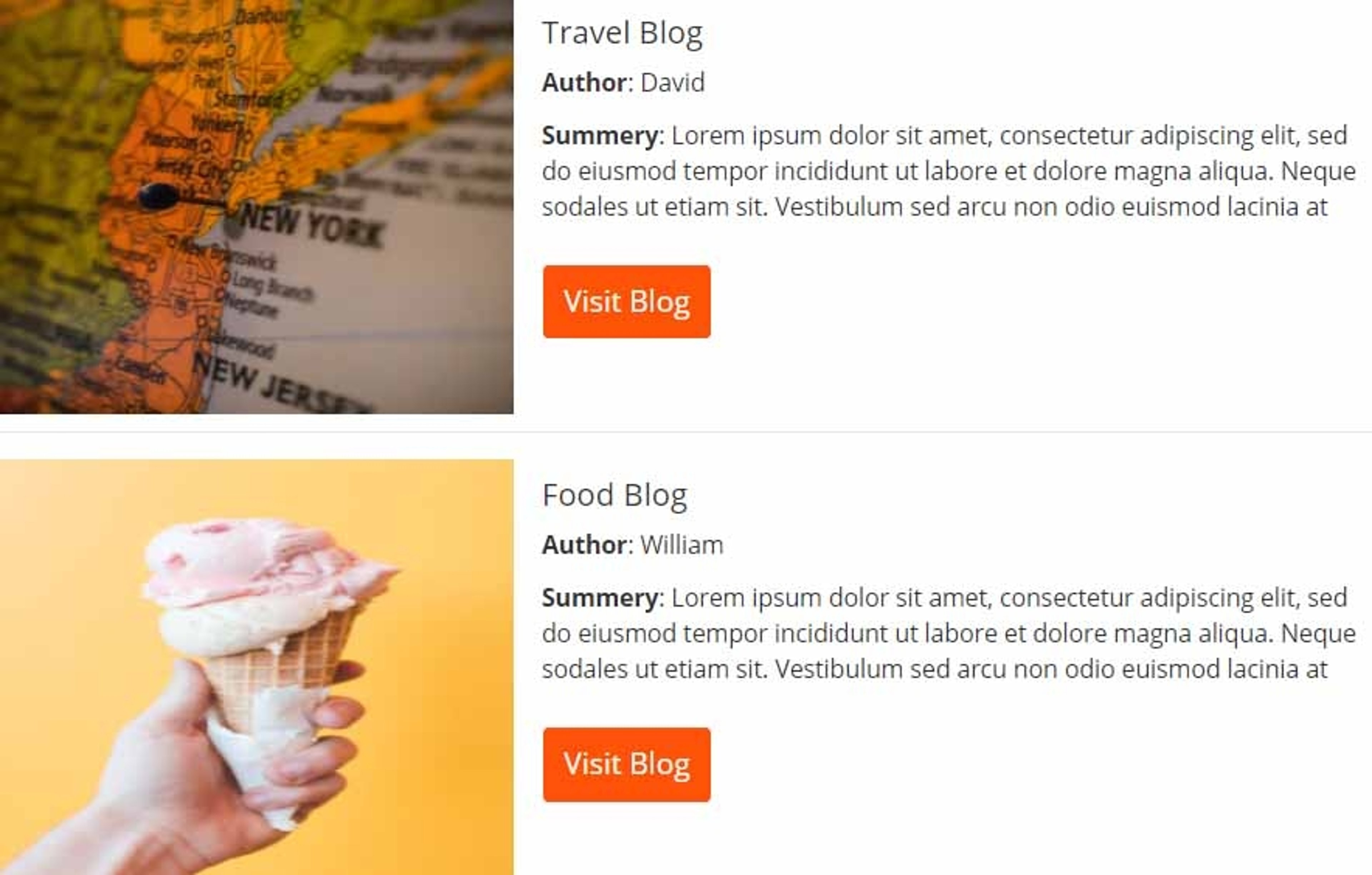 Build a marketing website using Express and Contentstack screenshot 2