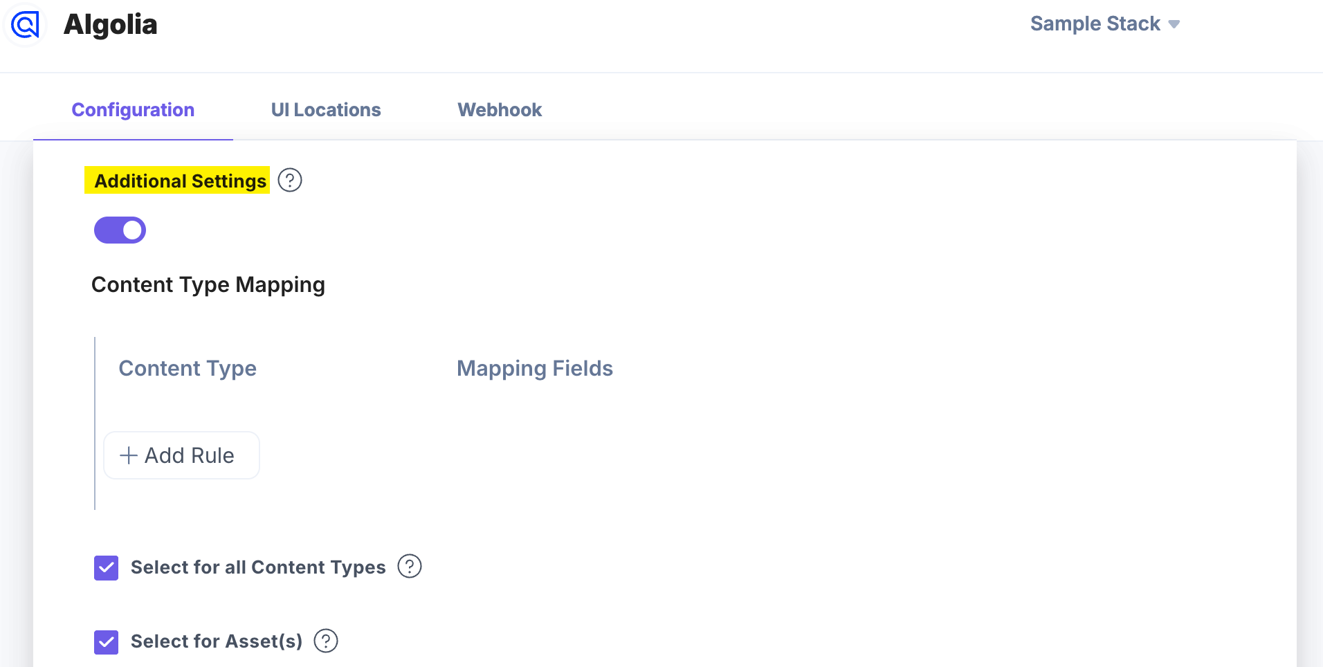 Algolia-Configuration-Additional-Settings