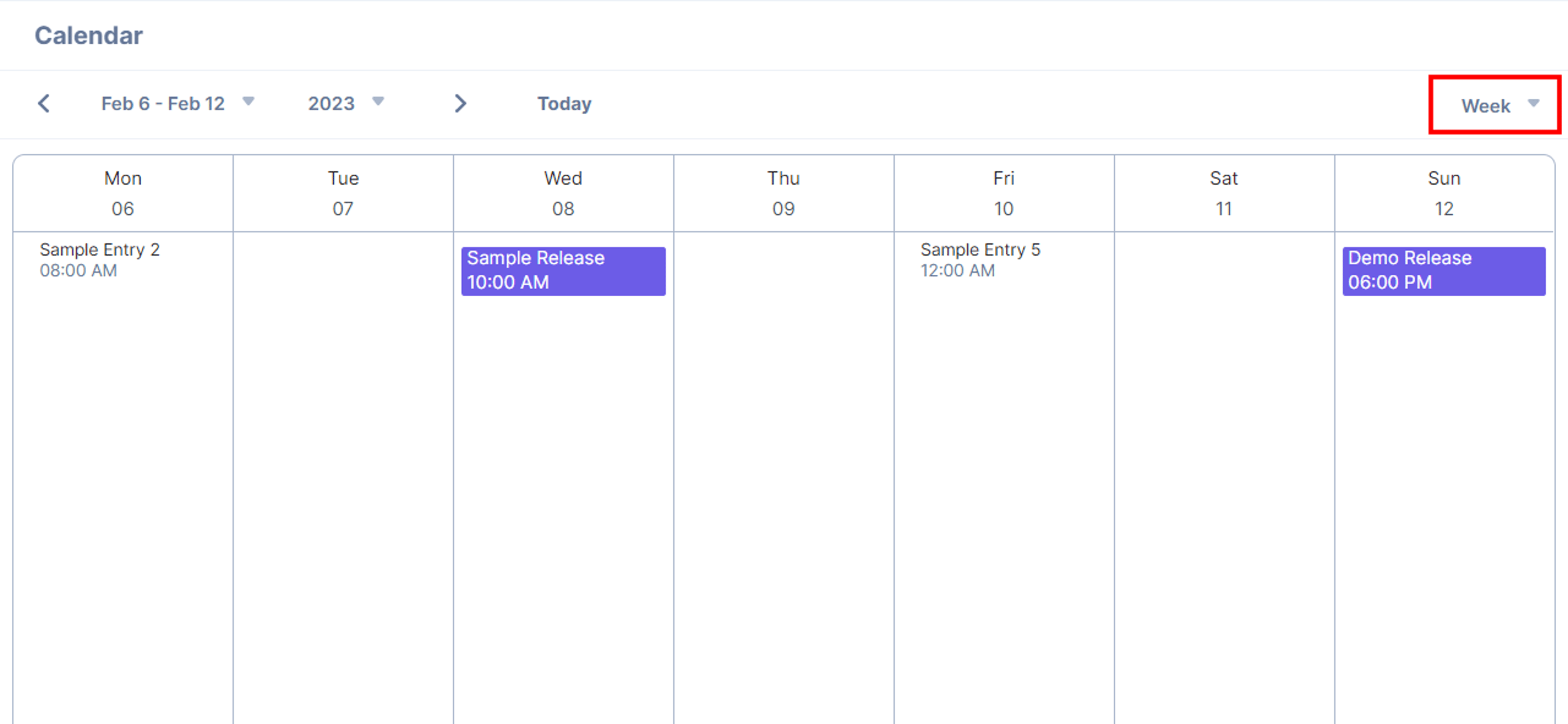 Release-Preview-Dashboard-Week-View