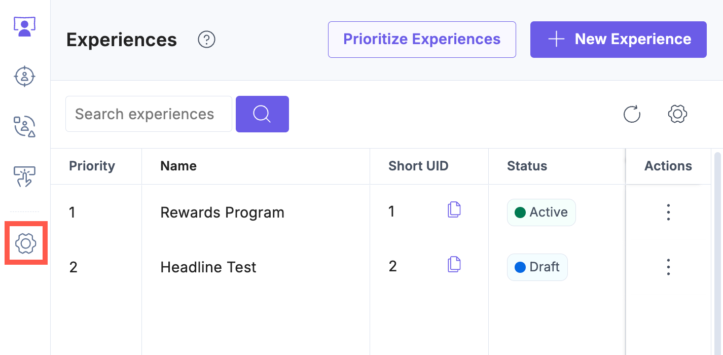 Personalize - User Permissions - Navigate to Settings.png