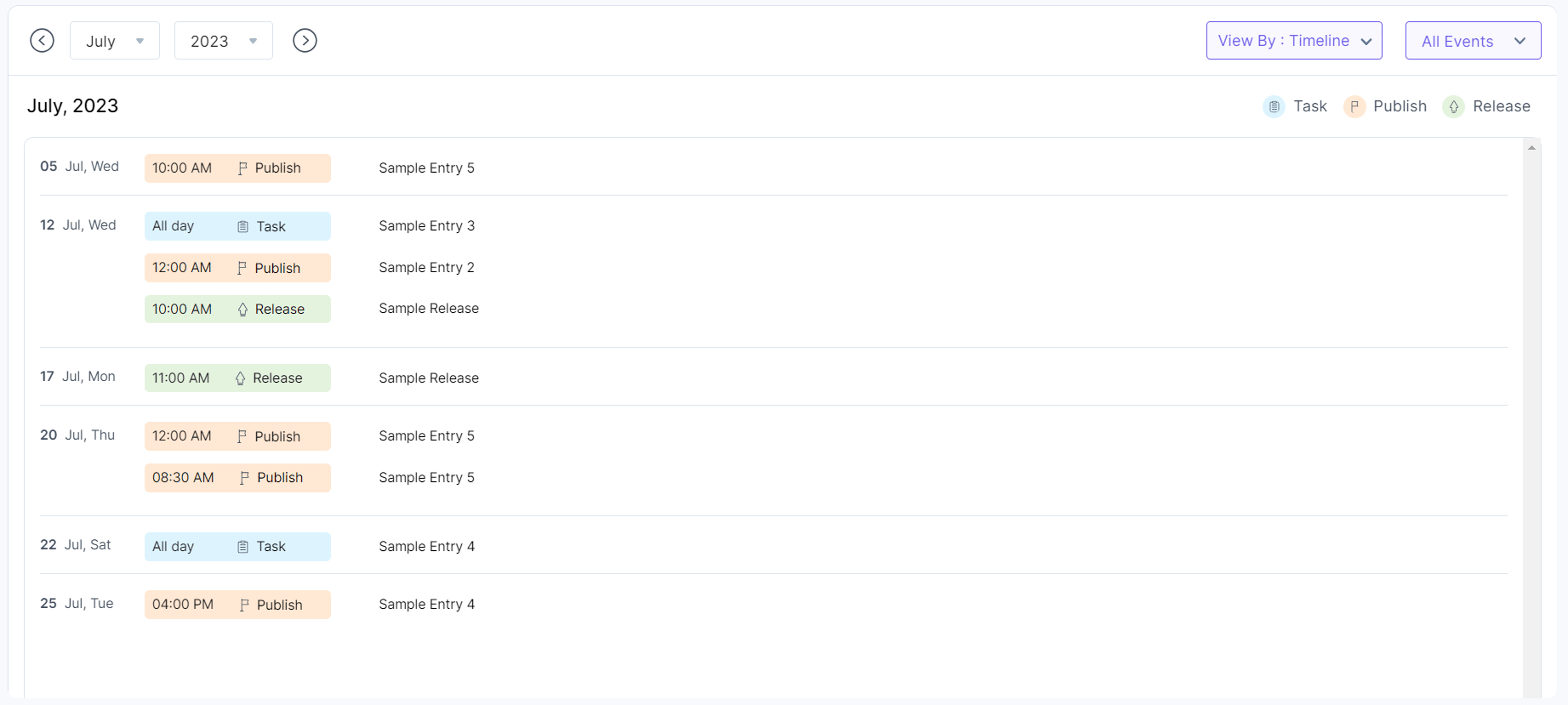 Calendar-Timeline-View