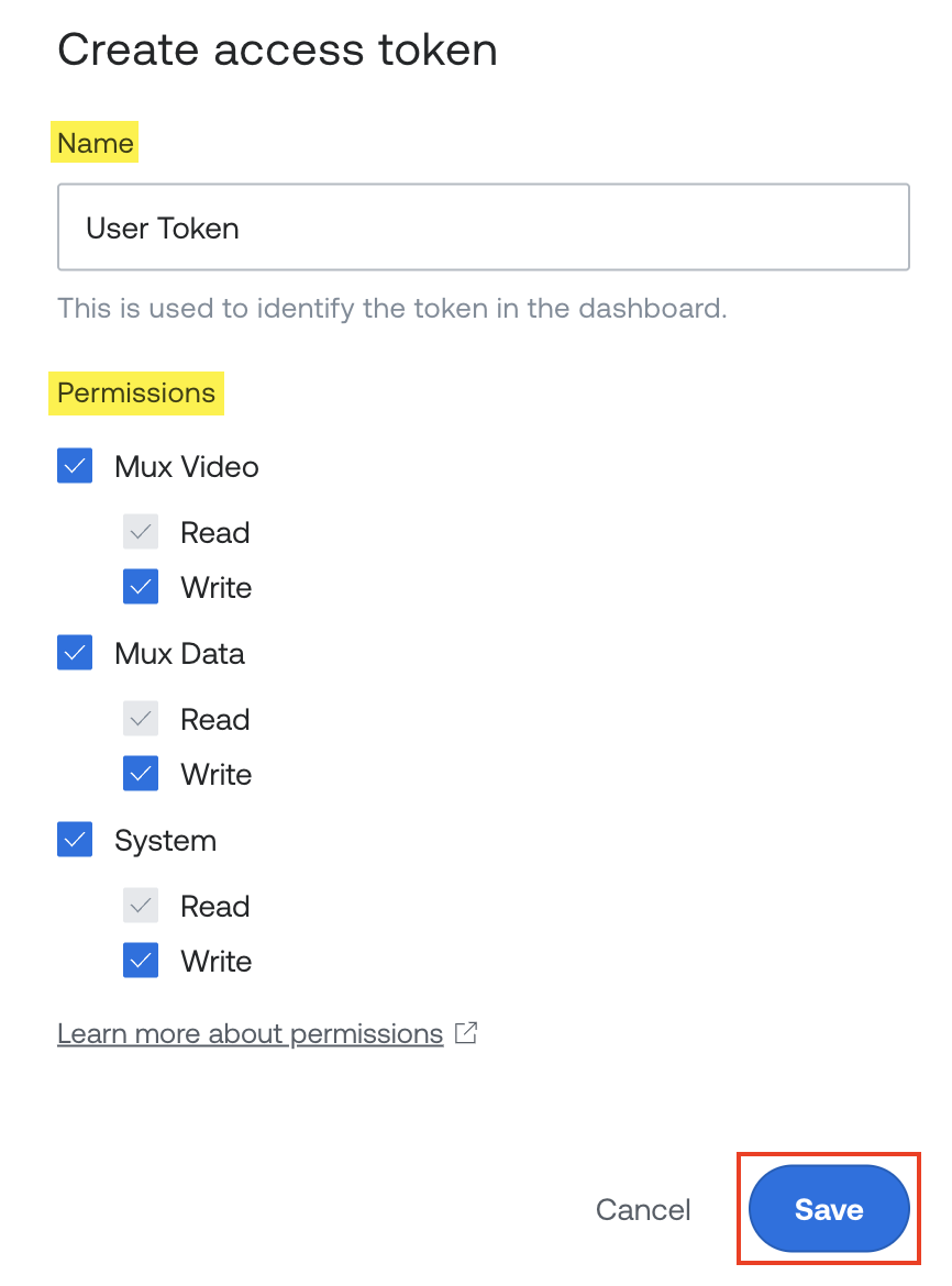 Mux-Get-Credentials-Create-Access-Token-Modal