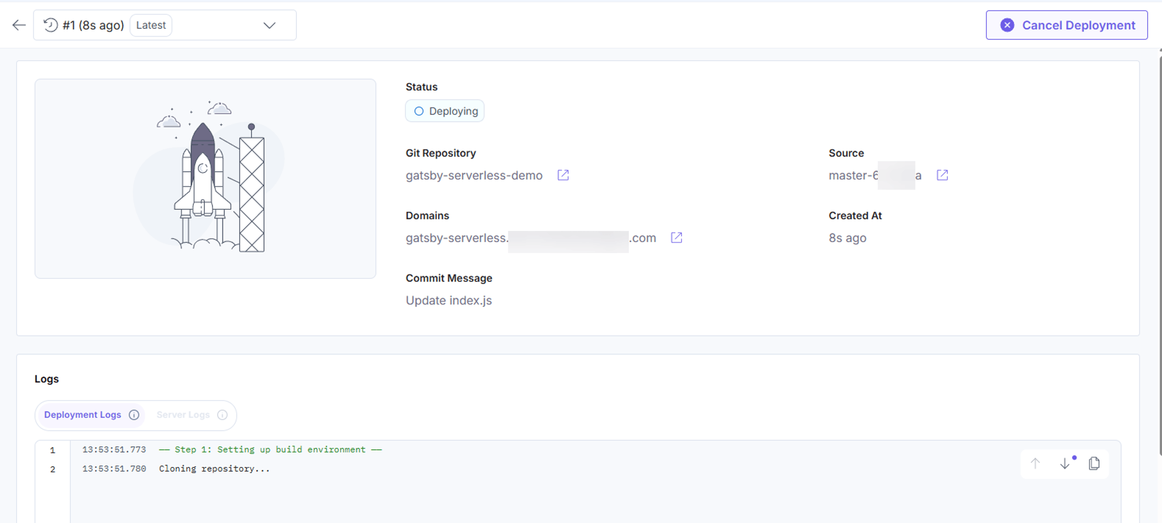 Launch_Gatsby_Deploying_CancelFeature.png