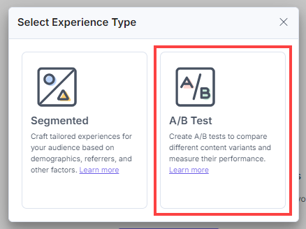 7 - Getting Started with Contentstack Personalize with A B Testing.png