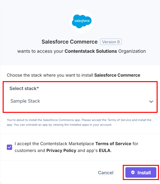 Salesforce-Commerce-App-Install