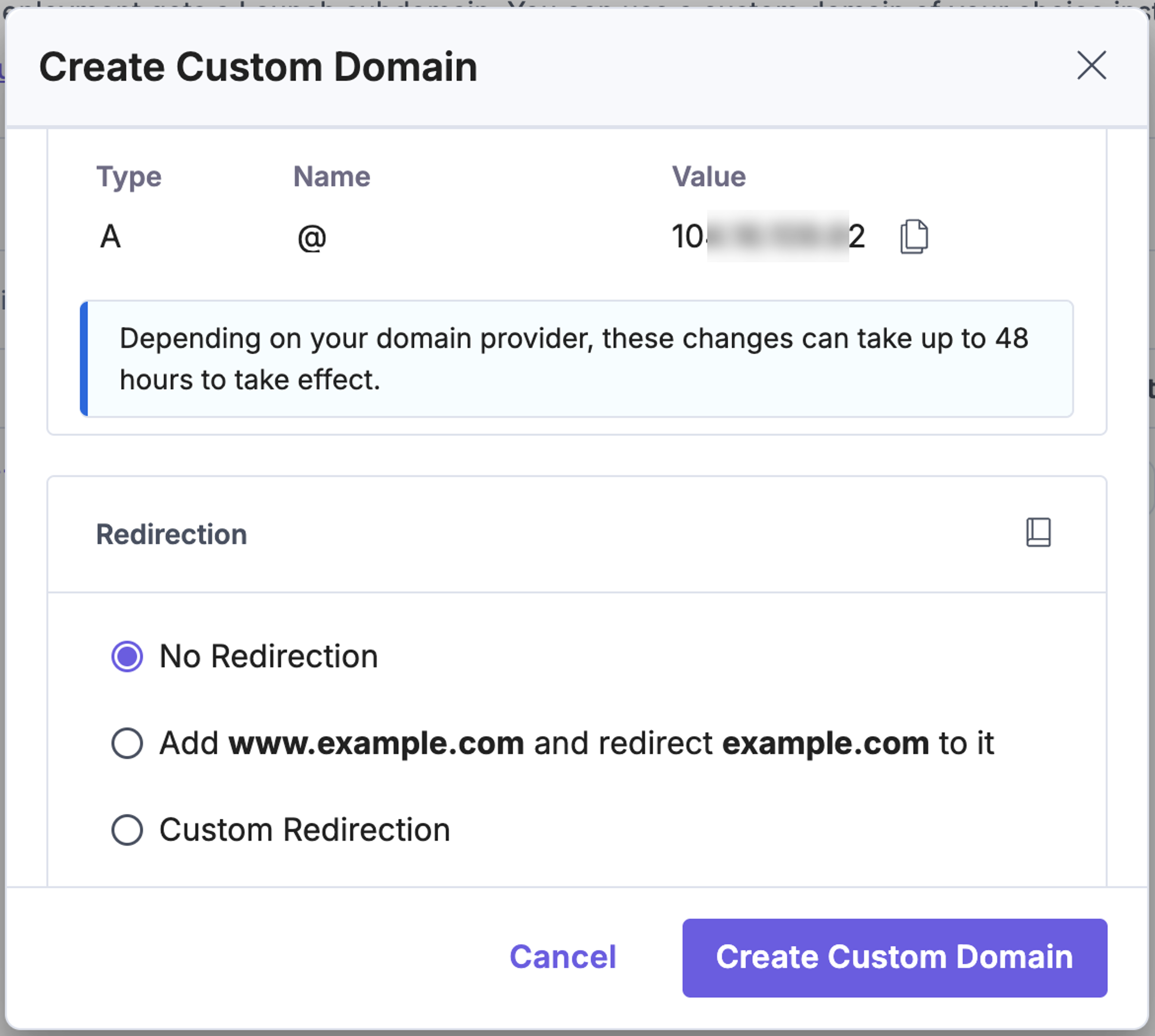 Launch_Custom_Domains_NoRedirection.png