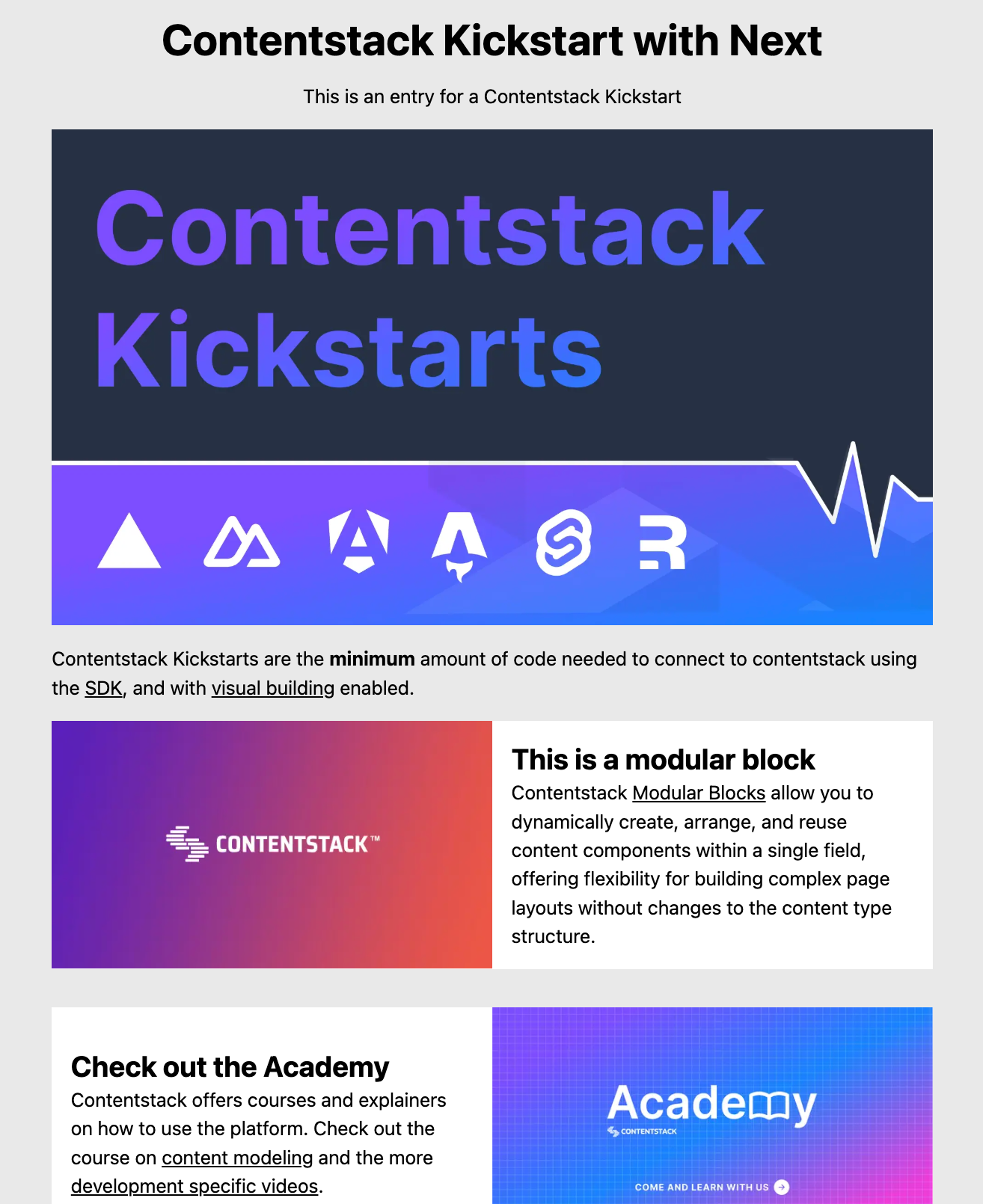 Kickstart-Next-Homepage