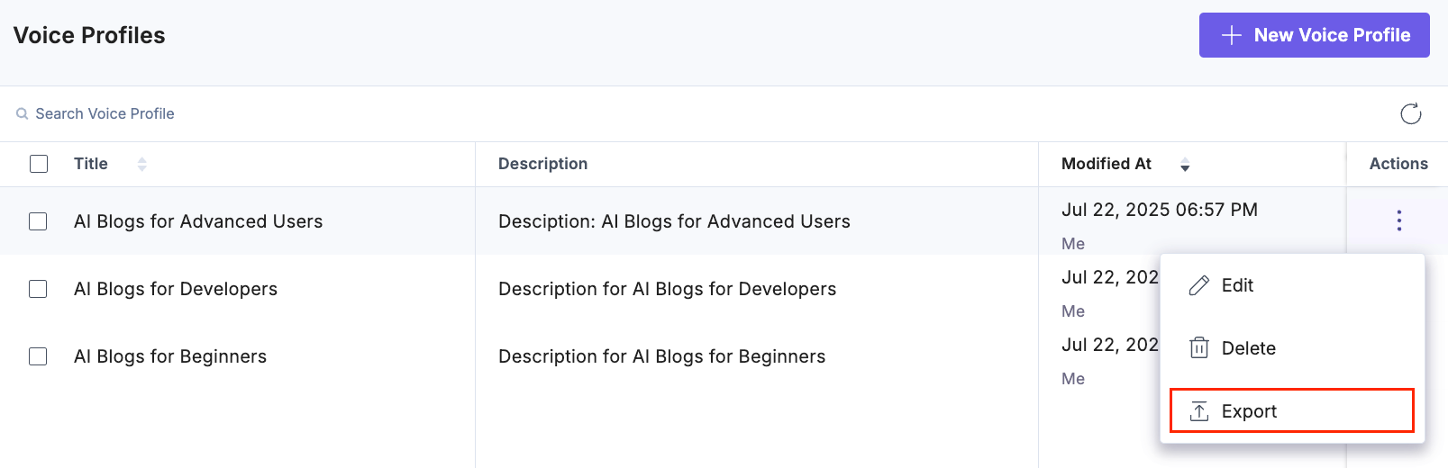 3-Import-Voice-Profile-Export