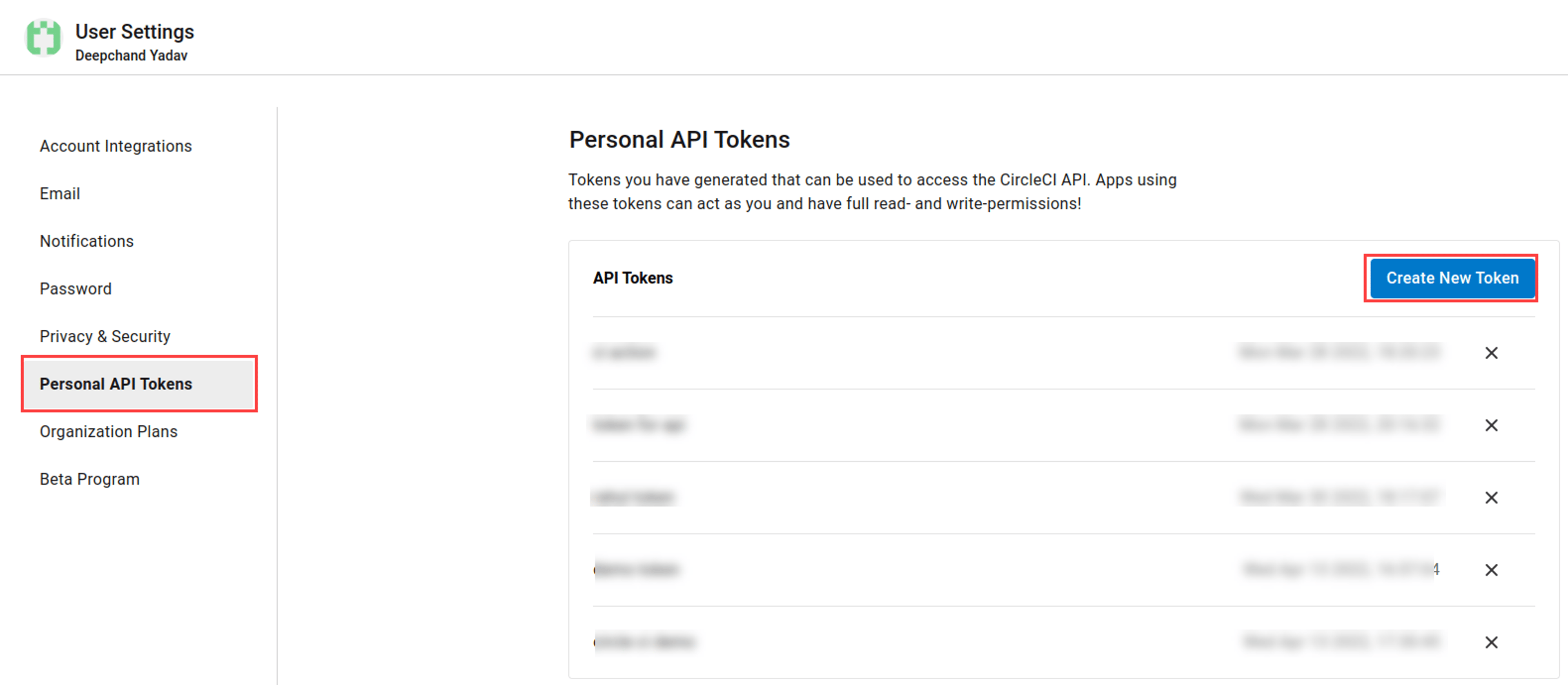 Personal_API_Token