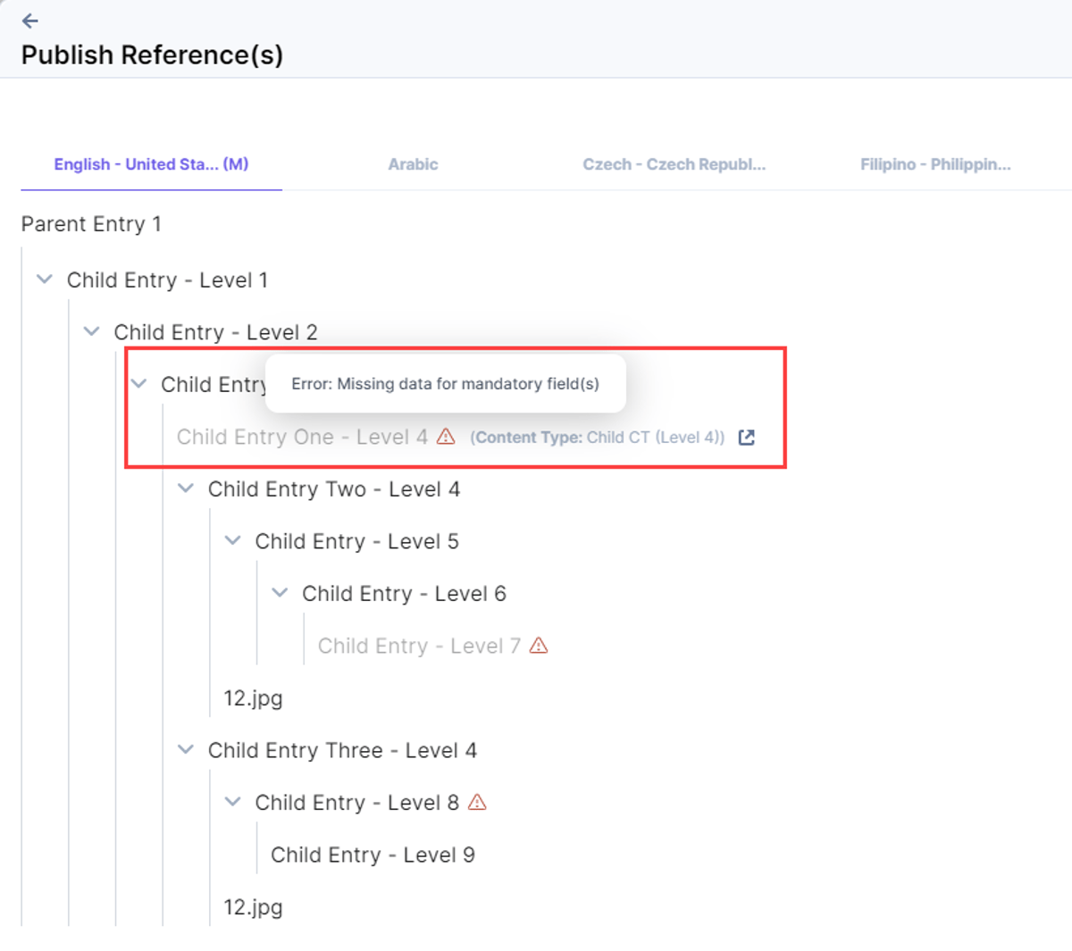 Nested Reference Publishing Use Cases | Contentstack
