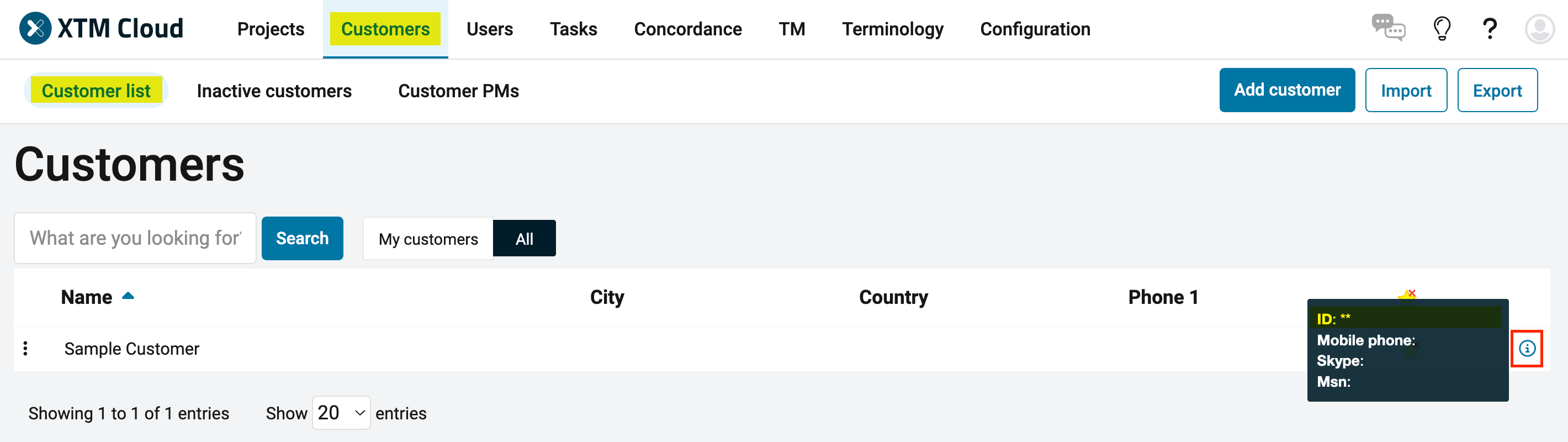 XTM-Retreive-Credentials-Customer-ID