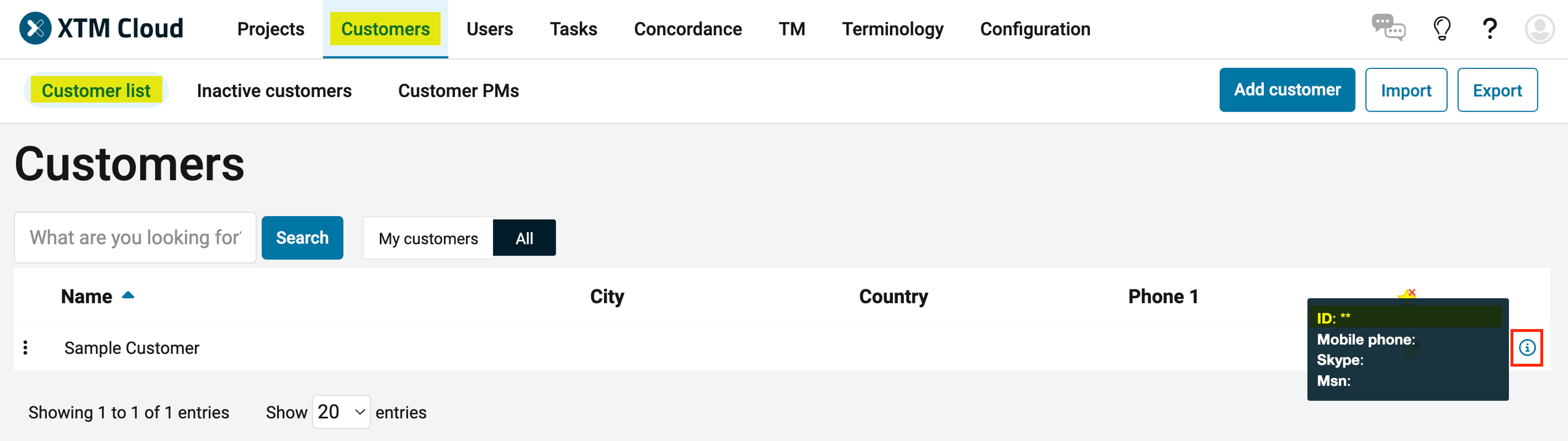 XTM-Retreive-Credentials-Customer-ID