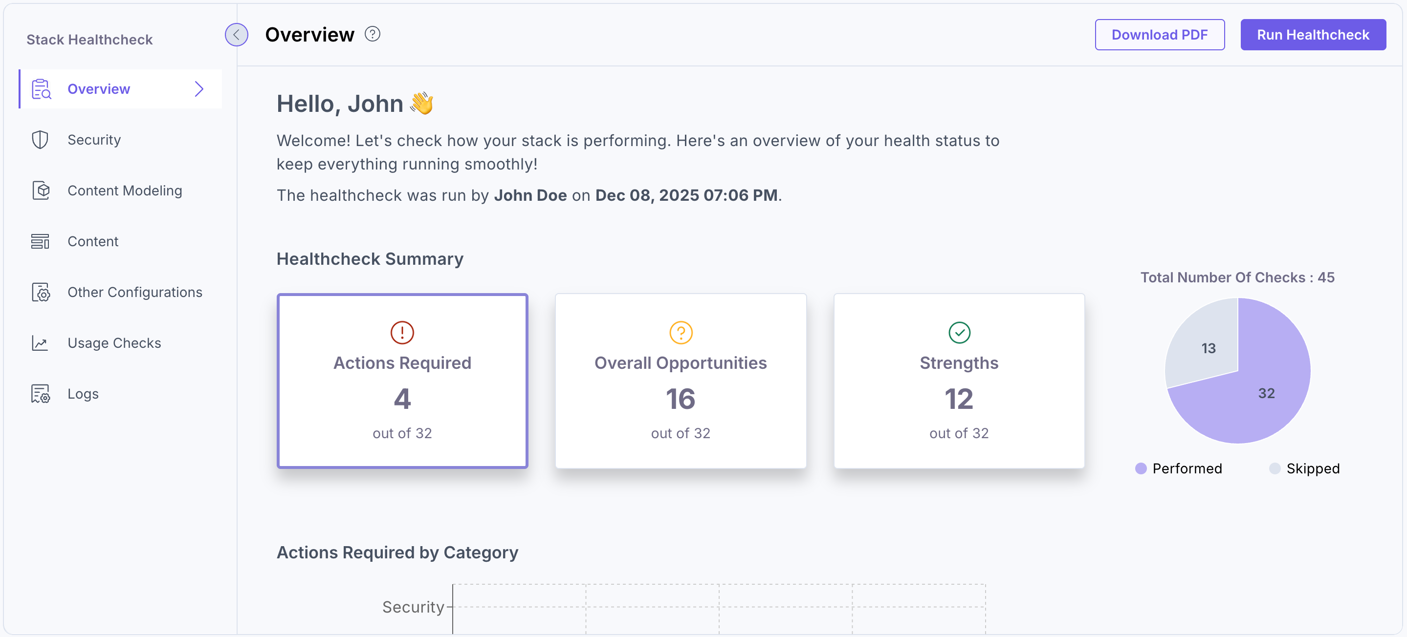 Healthcheck-Overview