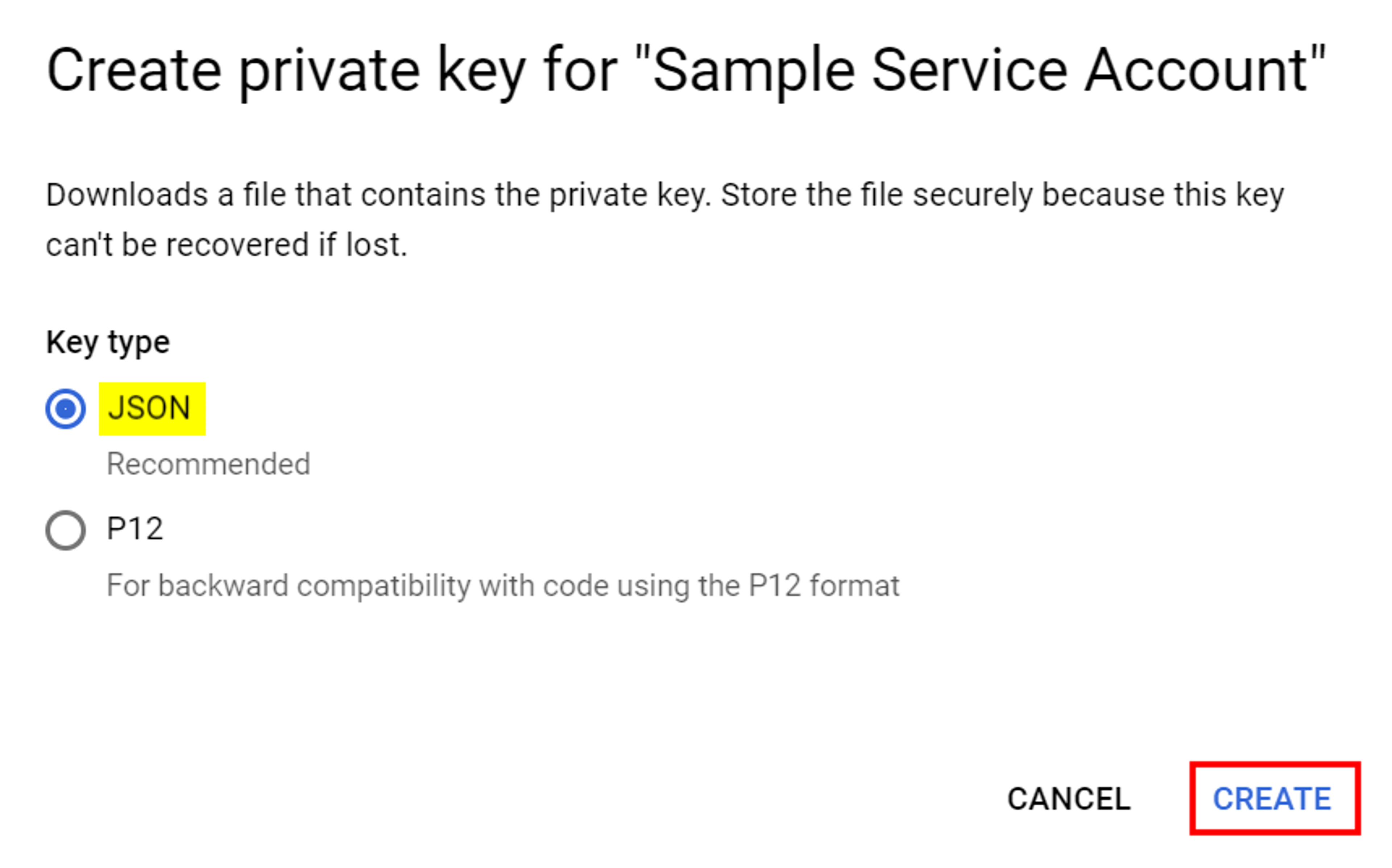 Google-Analytics-Service-Account-Create-Key