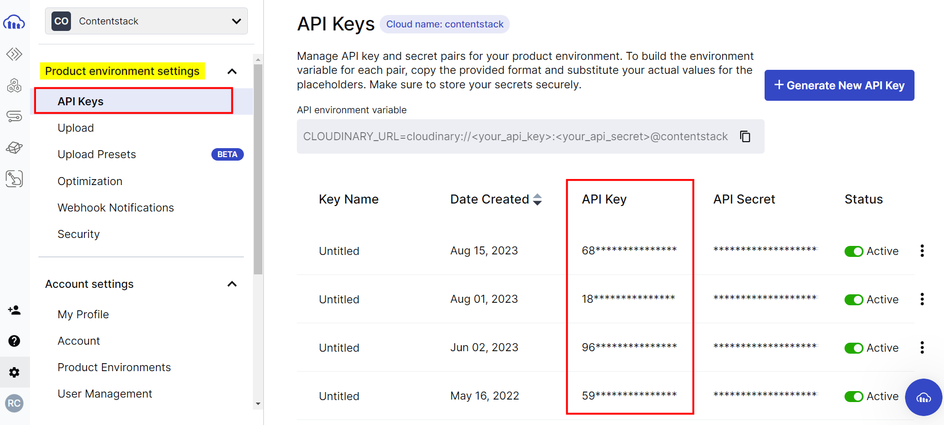 2-Cloudinary-Get-API-Key