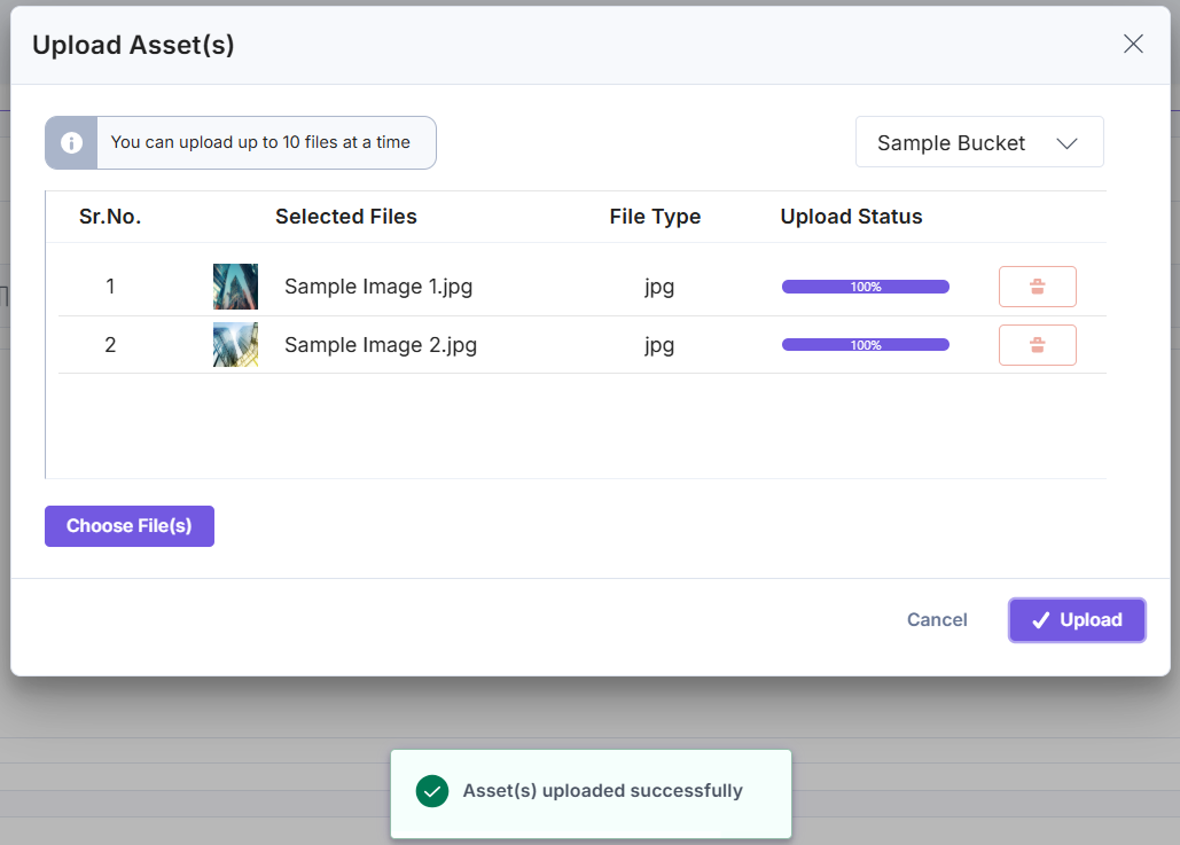 Amazon-S3-Custom-Field-Upload-Assests-Uploaded