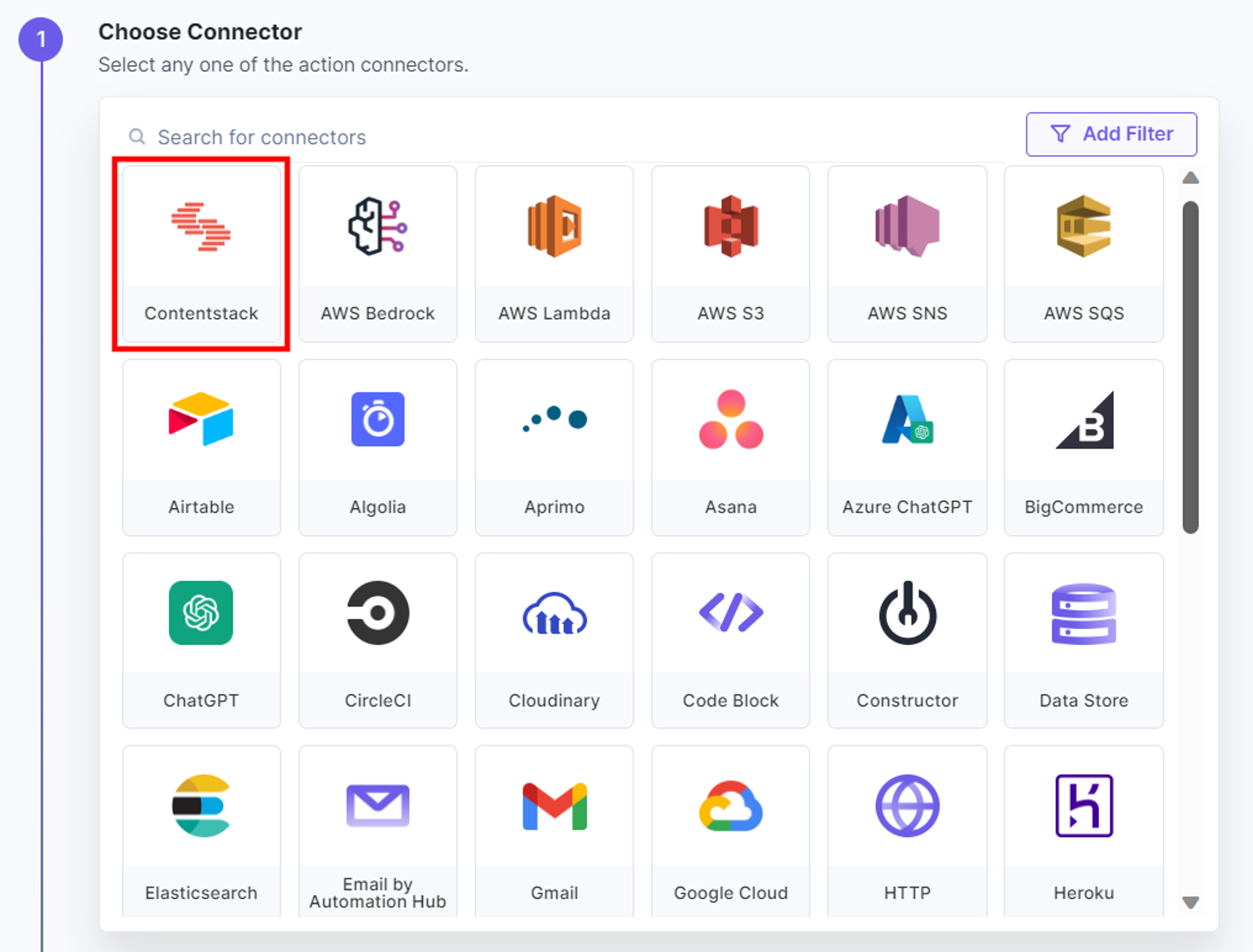 Select_the_Contentstack_Connector.png