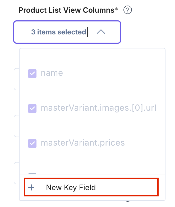 commercetools-Product-View-Column