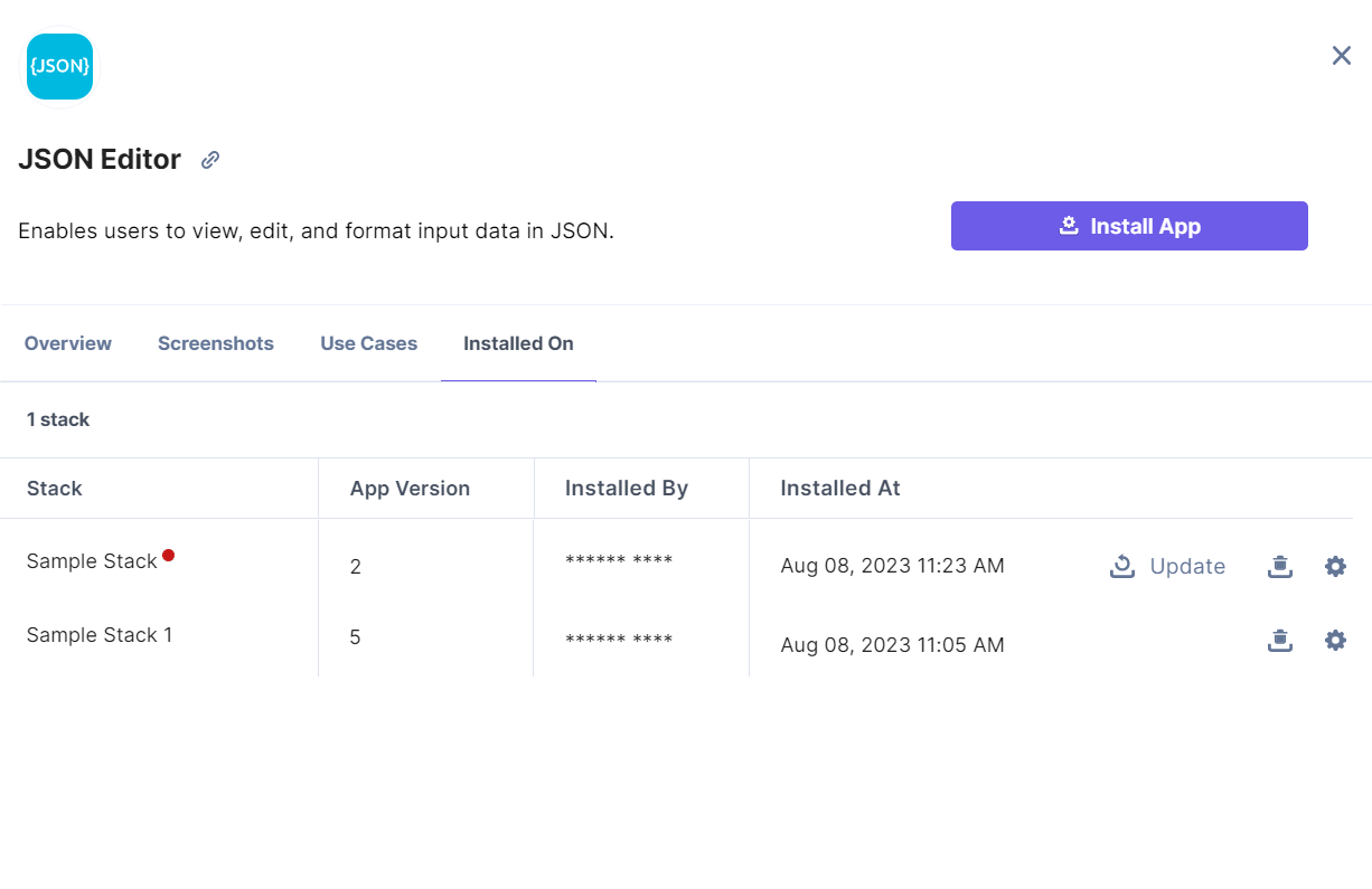 Installed-On-Modal