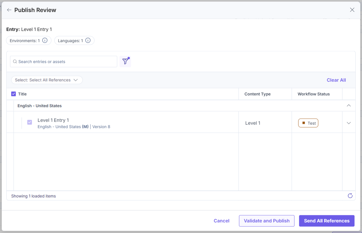 Publish an Entry | Contentstack